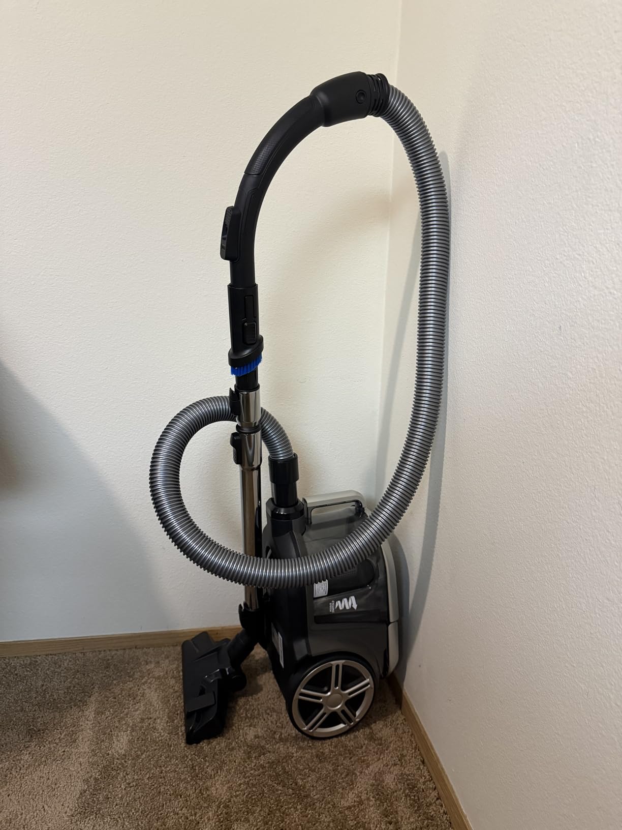 Eureka Bagless Canister Vacuum Cleaner, Vacuum for Hardwood Floor, Carpet | NEN180 WhirlWind, Lightweight, 1000W, HEPA, Auto Cord Rewind, 2-in-1 Vac for Hard Floors, Carpets, & Pet Hair customer photo 1