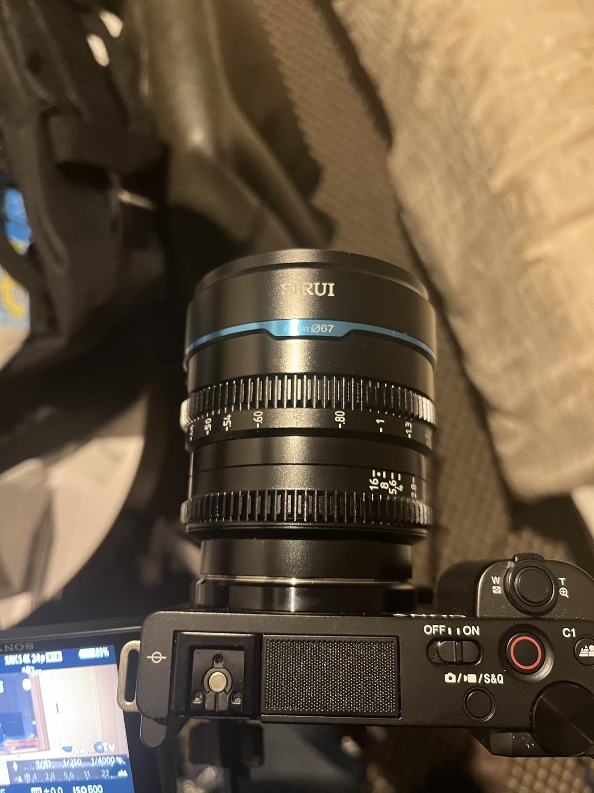 SIRUI Night Walker 24mm S35 Manual Focus Cine Lens, T1.2 Large Aperture Lens for E Mount Cameras, FX30, ZVE-10, A6500, A6600 customer photo 2