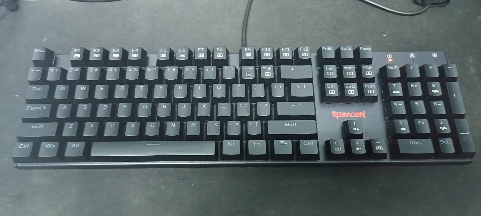Redragon Mechanical Gaming Keyboard Wired, 11 Programmable Backlit Modes, Hot-Swappable Red Switch, Anti-Ghosting, Double-Shot PBT Keycaps, Light Up Keyboard for PC Mac customer photo 1