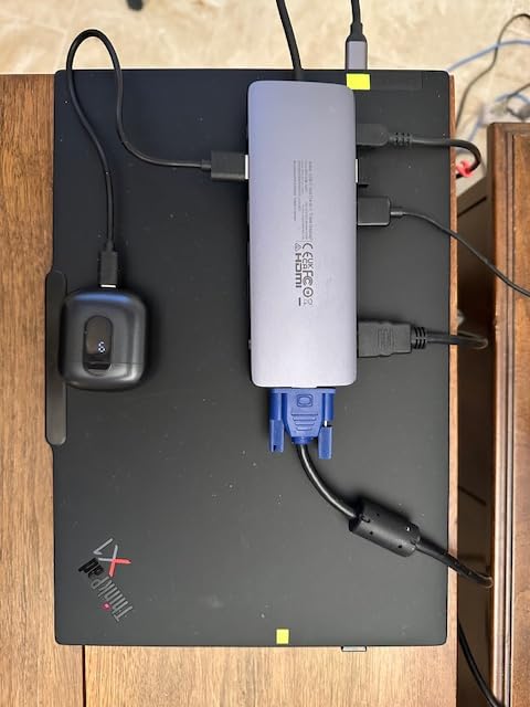 Anker Laptop Docking Station 3 Monitors, 14 in 1 USB C Hub, Triple Display USB C Docking Station with Dual 4K HDMI, 1080p VGA, 80W PD, USB-A/C Data Ports for Dell XPS and More (Charger not Included) customer photo 2