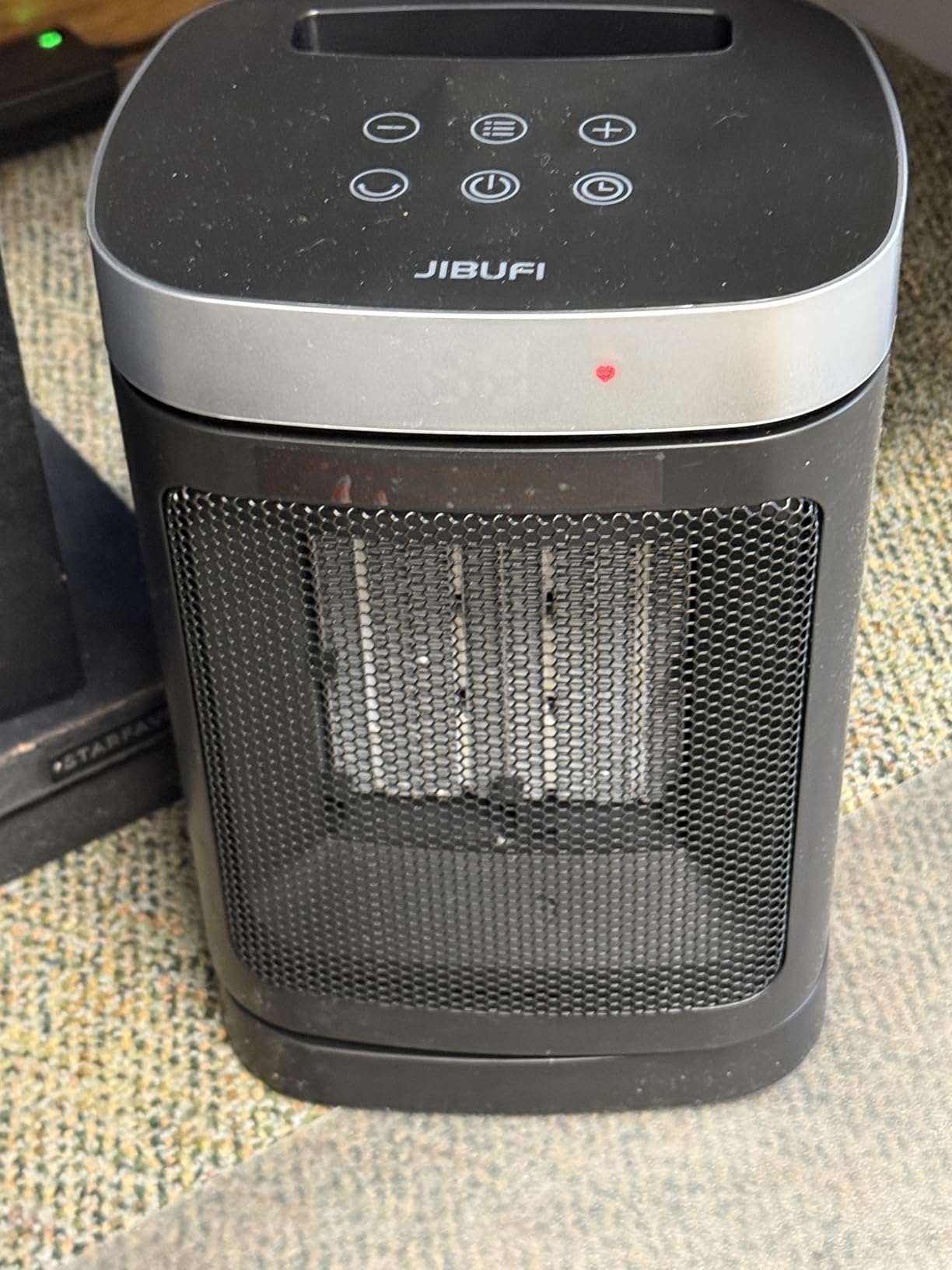 JIBUFI Portable Space Heater for Indoor Use with 70° Oscillation customer photo 1