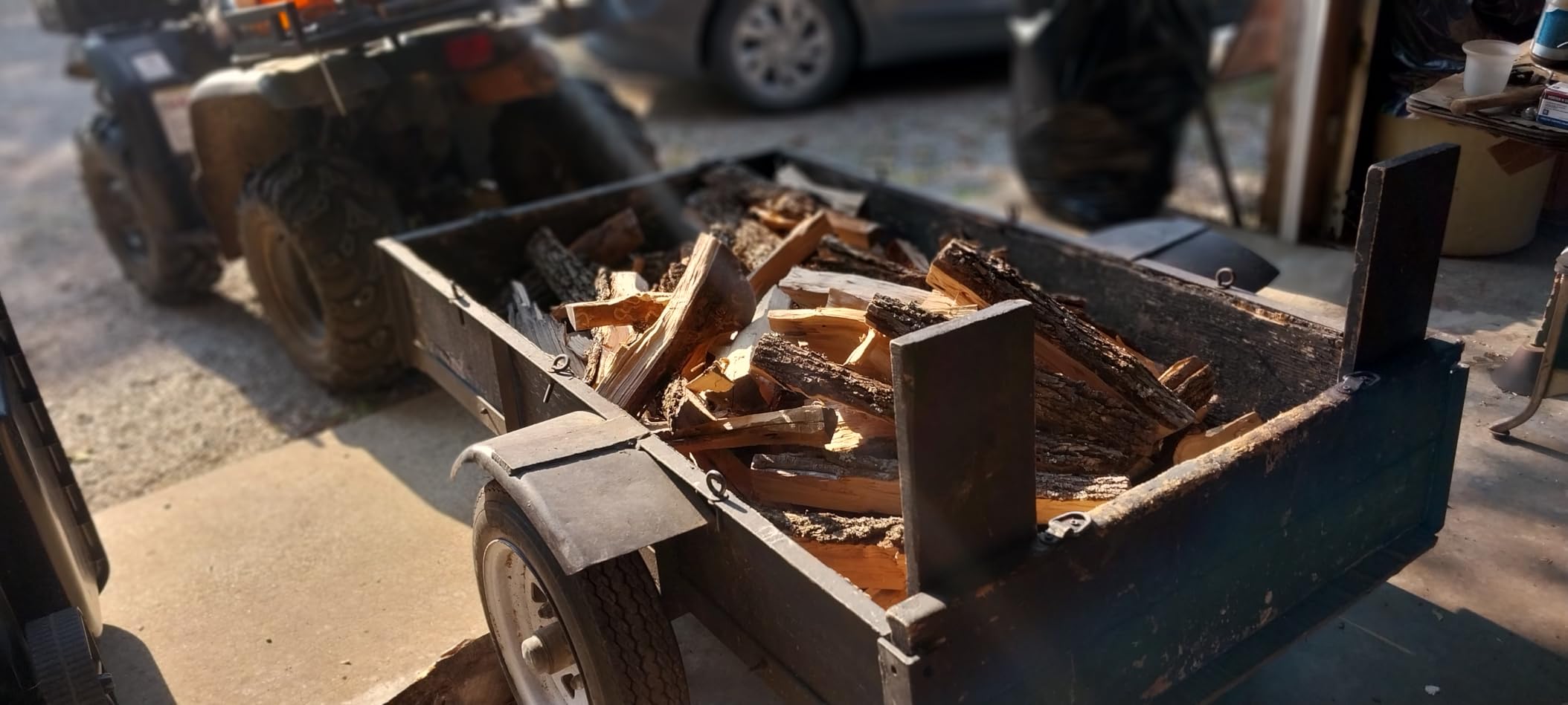 PROYAMA 7T Electric Log Splitter, 15A Motor Wood Splitter with Cross Wedge | Firewood Splitting Machine with Hydraulic Ram for Home Heating, and Yard Maintenance customer photo 1
