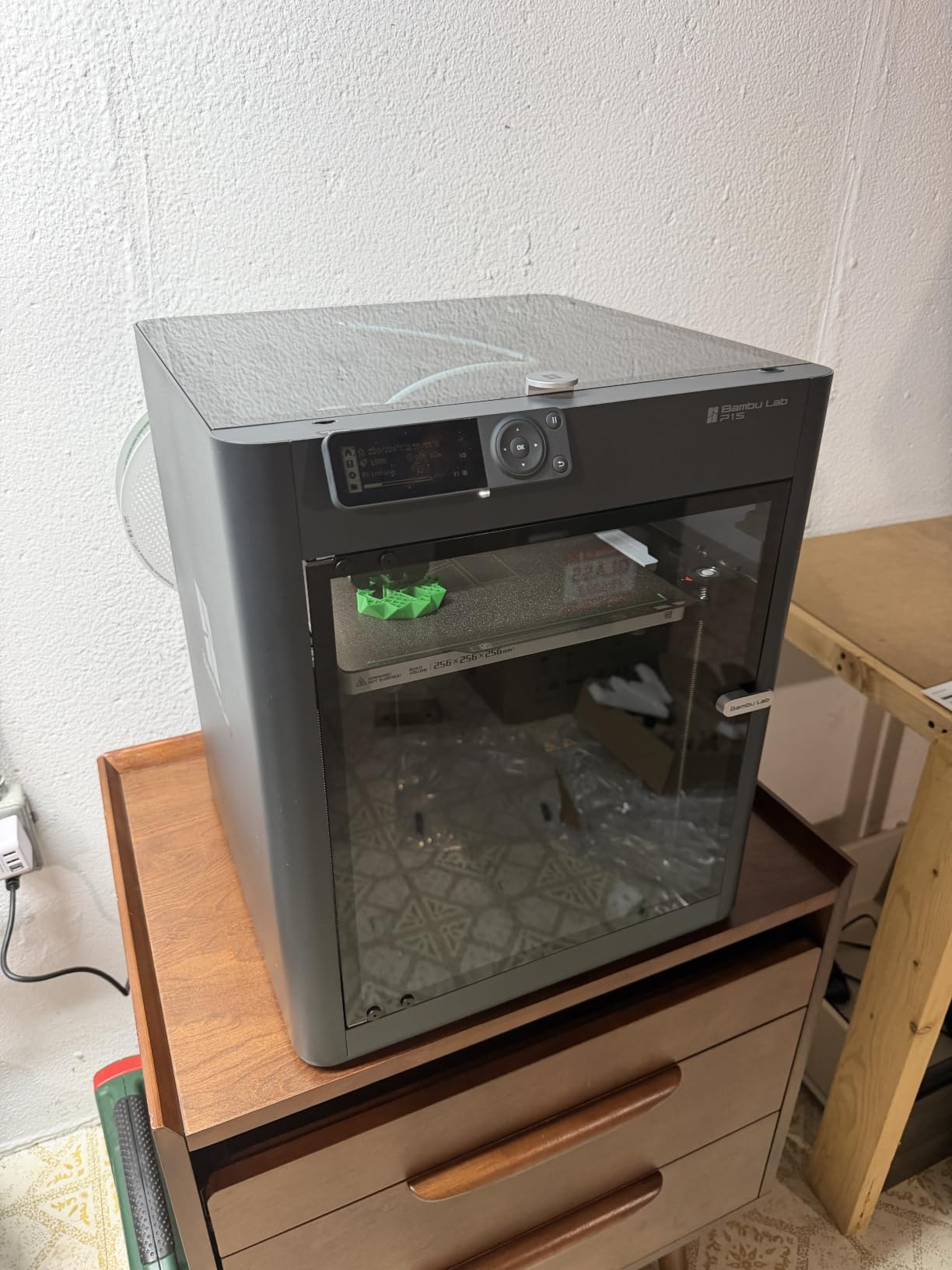 Bambu Lab P1S 3D Printer, Ready-to-Use FDM 3D Printer | Beginner-Friendly Ecosystem with MakerWorld Model Library, Enclosed CoreXY, High Speed & Precision Printing customer photo 2