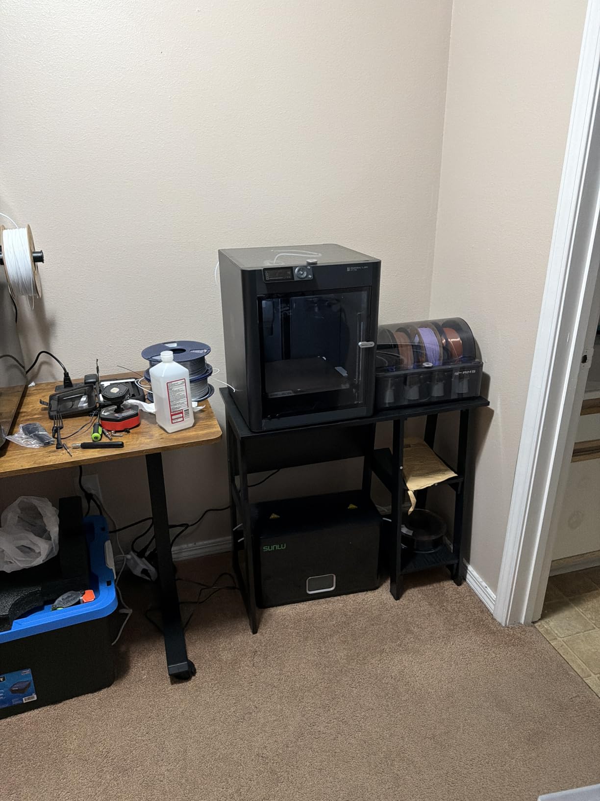 Bambu Lab P1S Combo, P1S 3D Printer and AMS, Support Up to 16 Colors/Multi Materials, 500mm/s Fast Printing & High Precision, CoreXY & Auto Bed Leveling customer photo 2