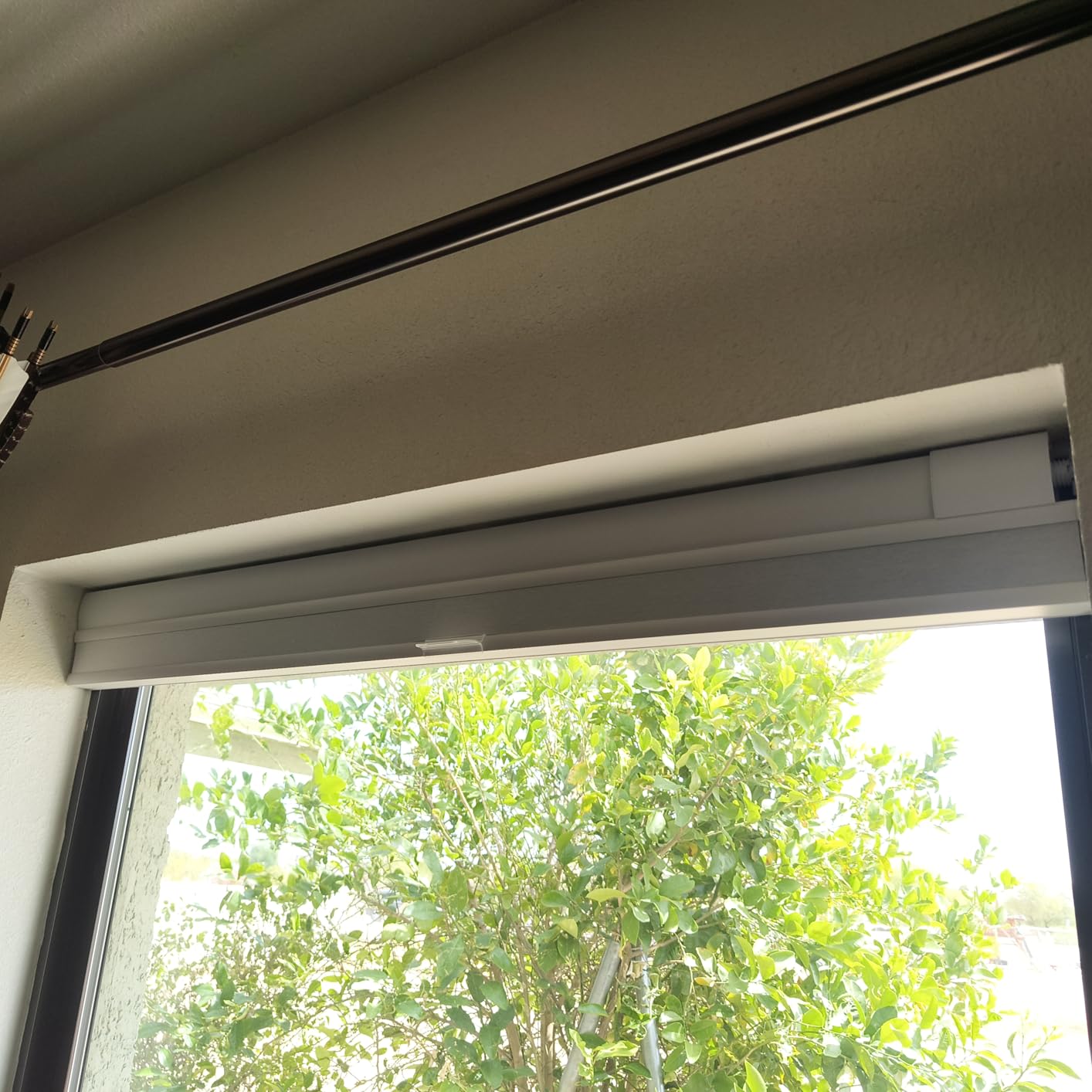 Boolegon No Drill No Tools Cellular Shades TDBU, White, 34