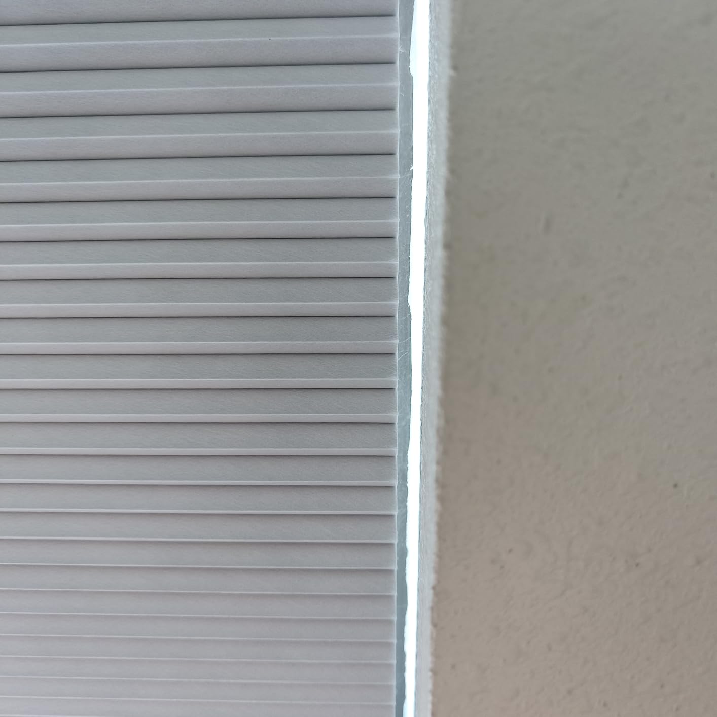 Boolegon No Drill No Tools Cellular Shades TDBU, White, 34