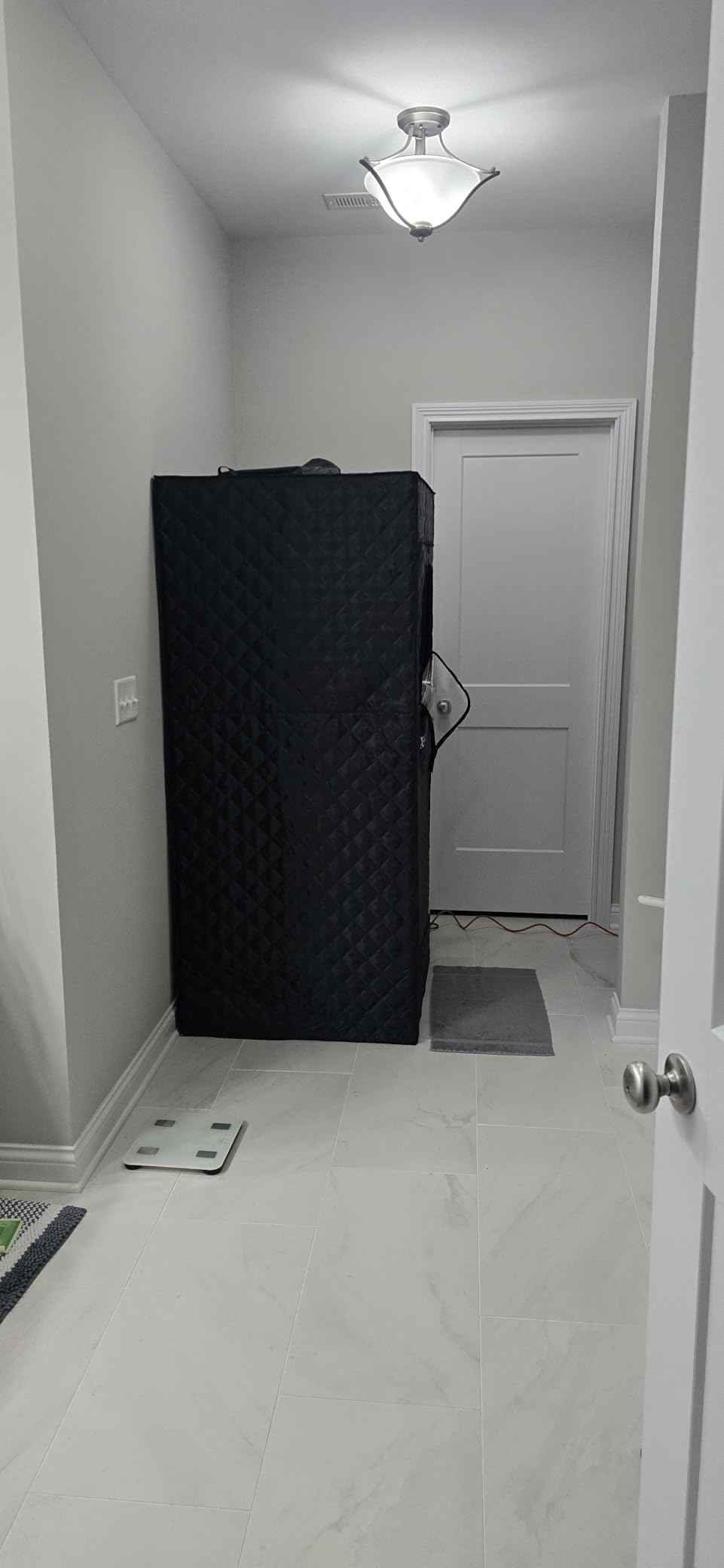 X-Vcak Upgraded Portable Sauna for Home,Relaxation, Steam Sauna for Home with Steamer, Remote Control, Folding Chair, 9 Levels customer photo 2