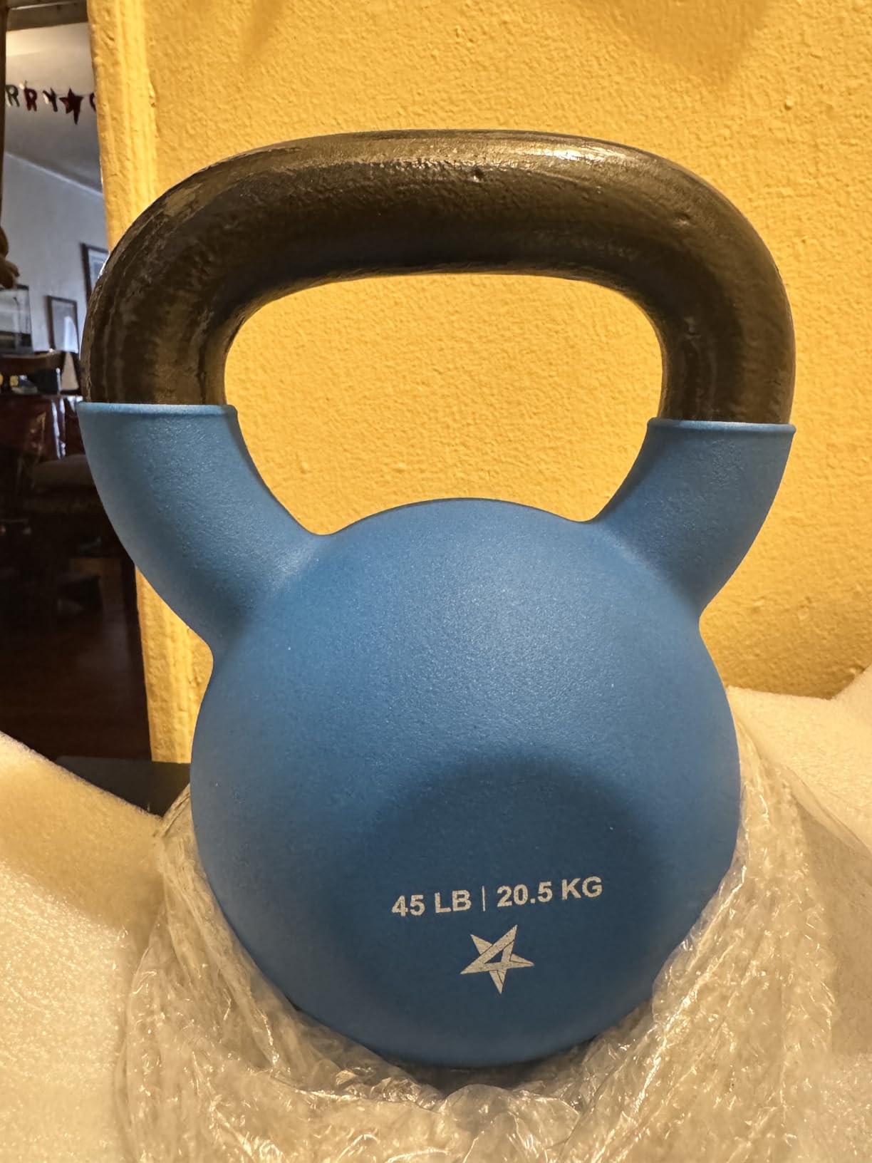 Yes4All Kettlebell, 5-65 LB Neoprene Coated Cast Iron Kettlebells, Wide Grip Handle & Flat Bottom for Swings, Squats, Deadlifts, Push Ups & Full Body Training at Home Gym - Single & Set customer photo 2