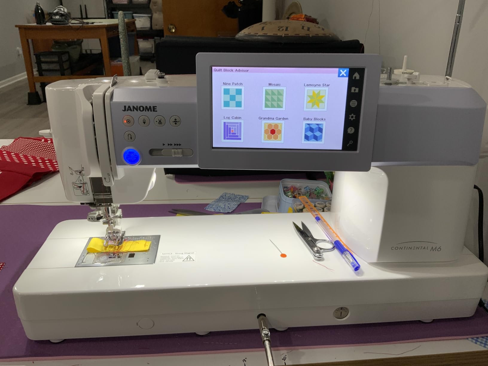 Janome Continental M6 Computerized Sewing Machine for Quilting customer photo 1