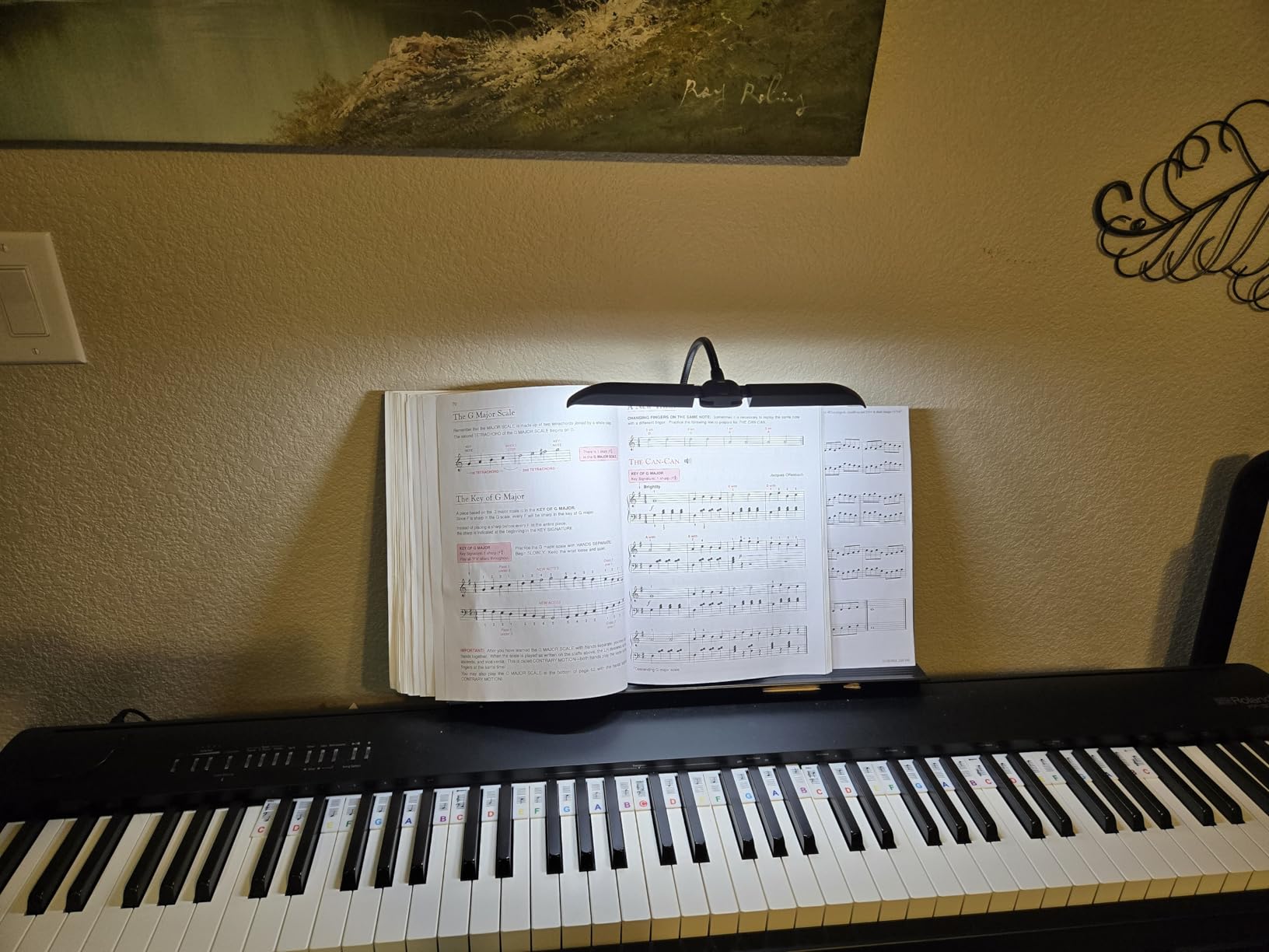 Vekkia 64 Led Rechargeable Music Stand Light - Folding Clip On Piano Lamp customer photo 2