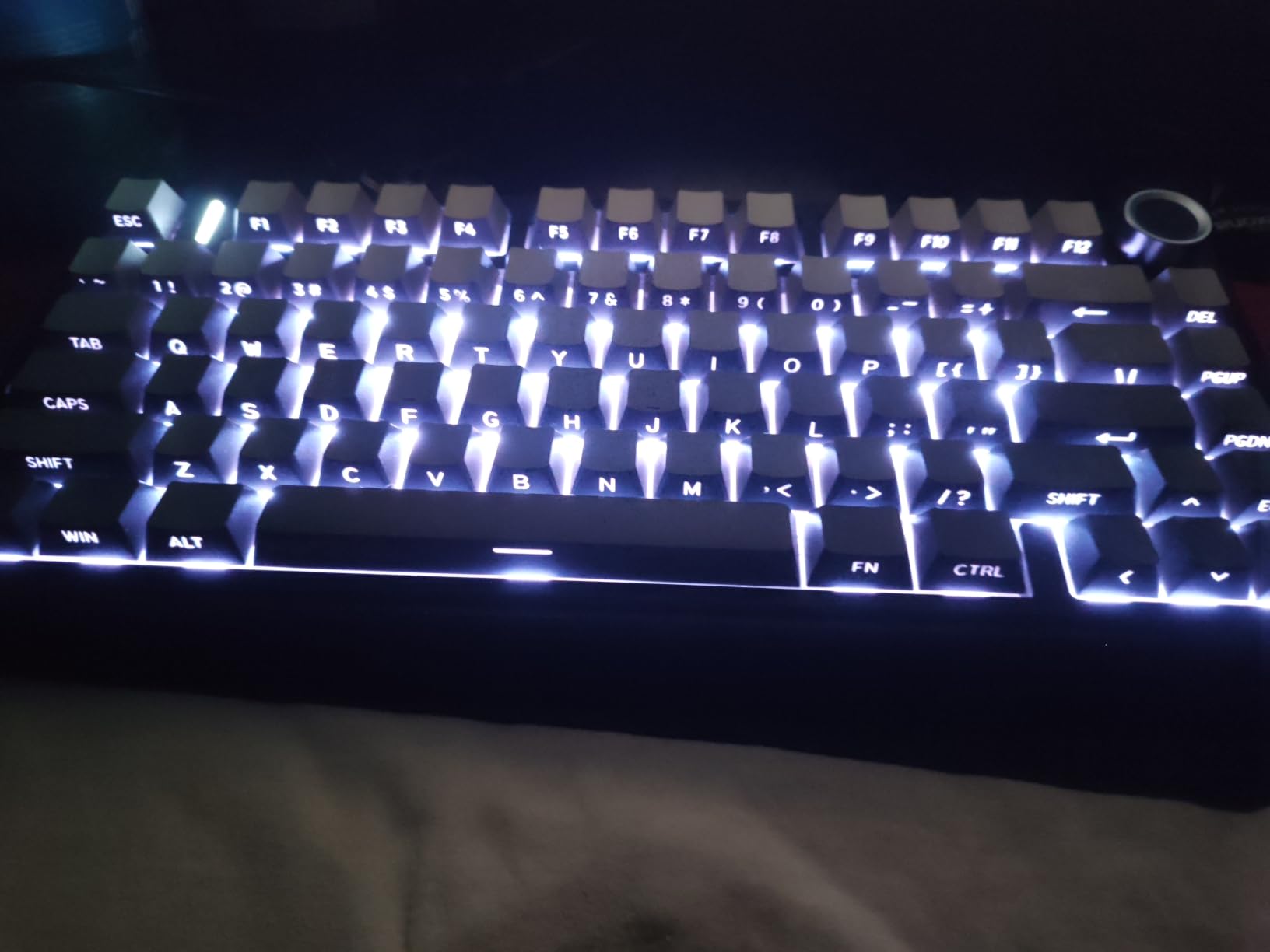 EPOMAKER x Aula F75 Gasket Mechanical Keyboard, 75% Wireless Hot Swappable Gaming Keyboard with Five-Layer Padding&Knob, BT/2.4GHz/USB-C, RGB (Light Blue, LEOBOG Reaper Switch) customer photo 1