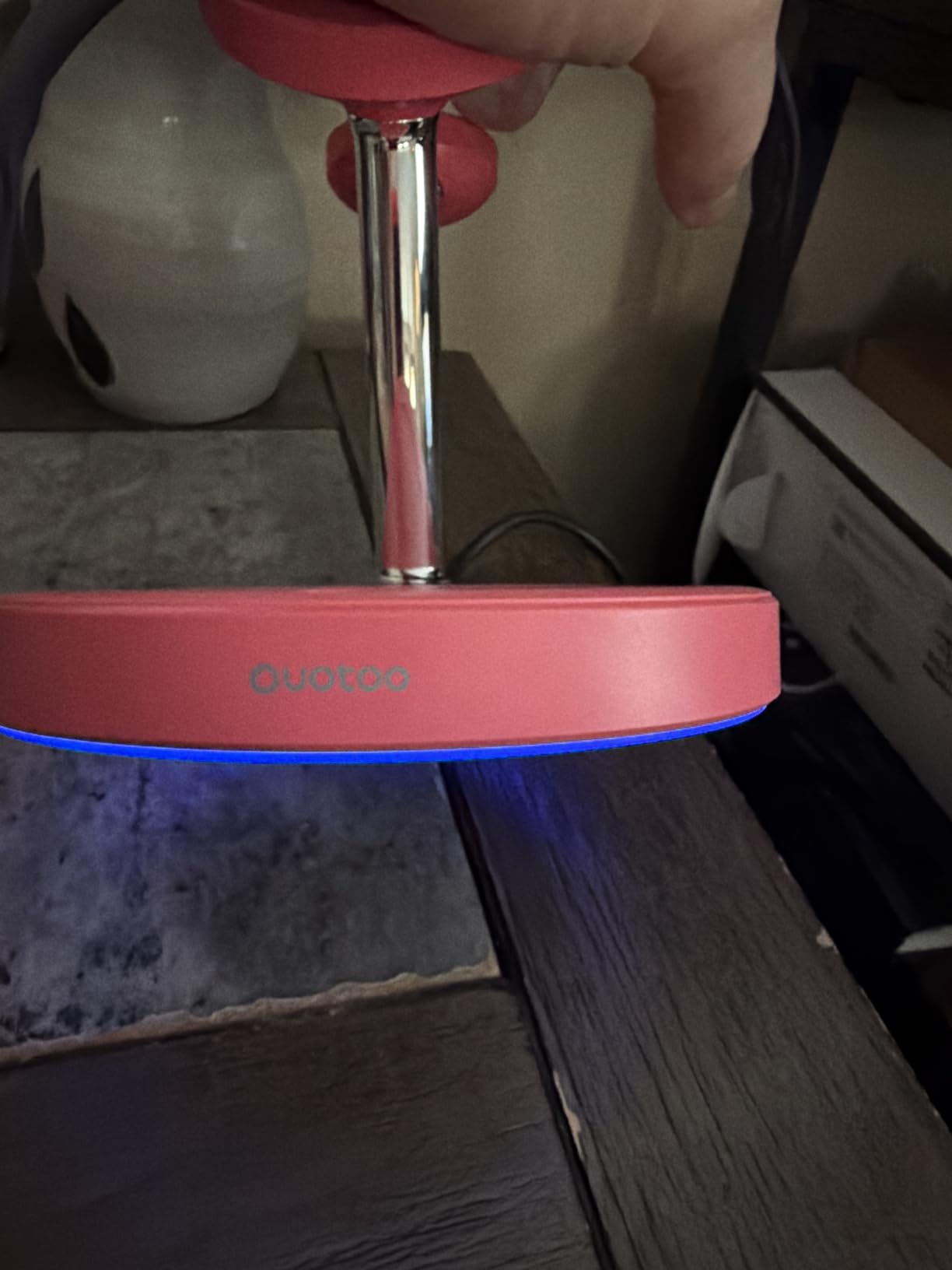 3 in 1 MagSafe Wireless Charger Stand for iPhone Apple Watch AirPods | Adjustable Blue Ambient Light, 15W Magnetic Charging Station for iPhone 17 16 15 14 13 12 Series wireless charging station customer photo 1