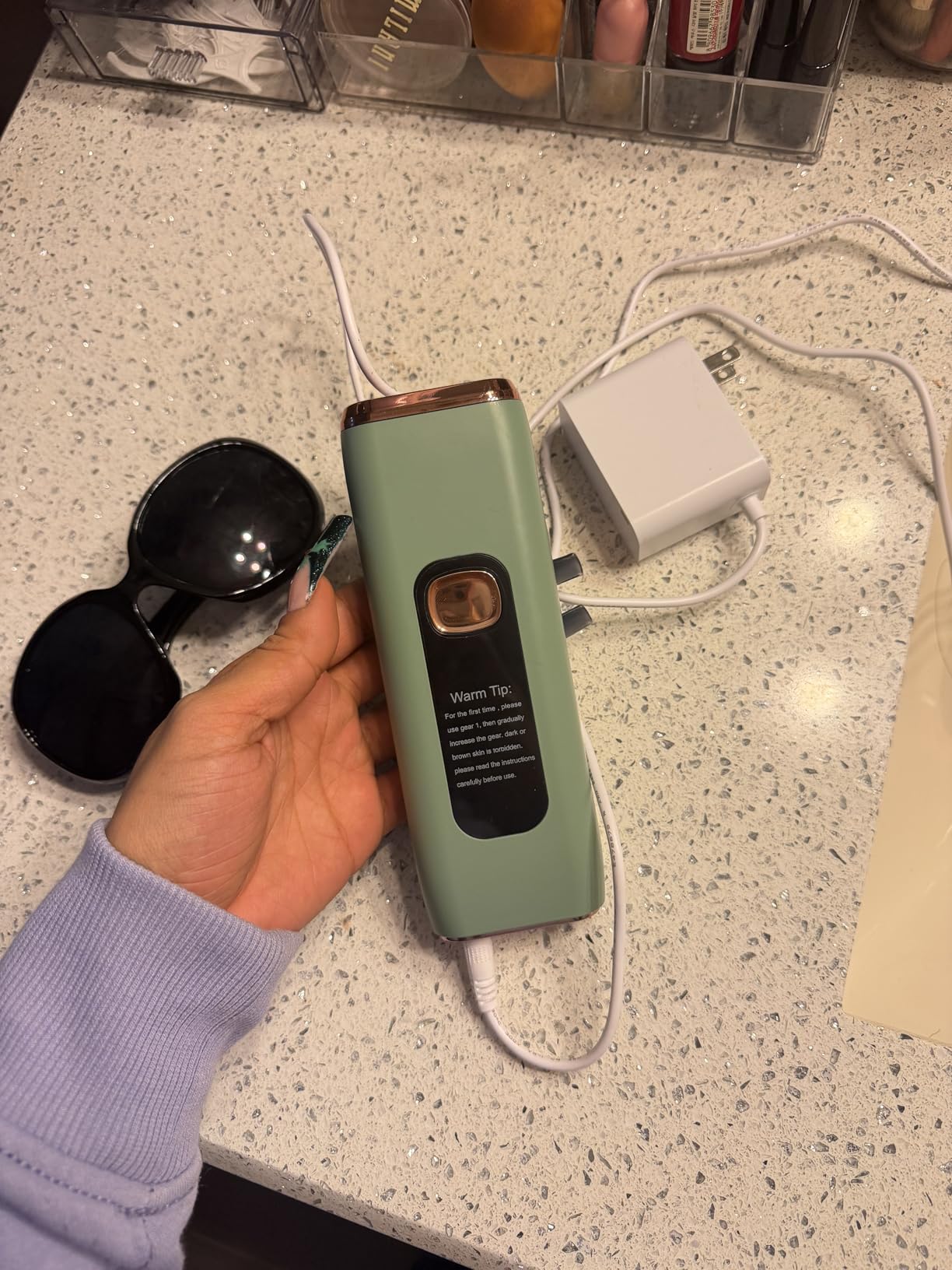 IPL Hair Removal Device for Women and Men at Home | AI06 Laser Hair Removal, Long-Lasting Result, 999,999 Flashes, Nearly Painless, for Face Legs Arms Bikini Line Whole Body customer photo 1