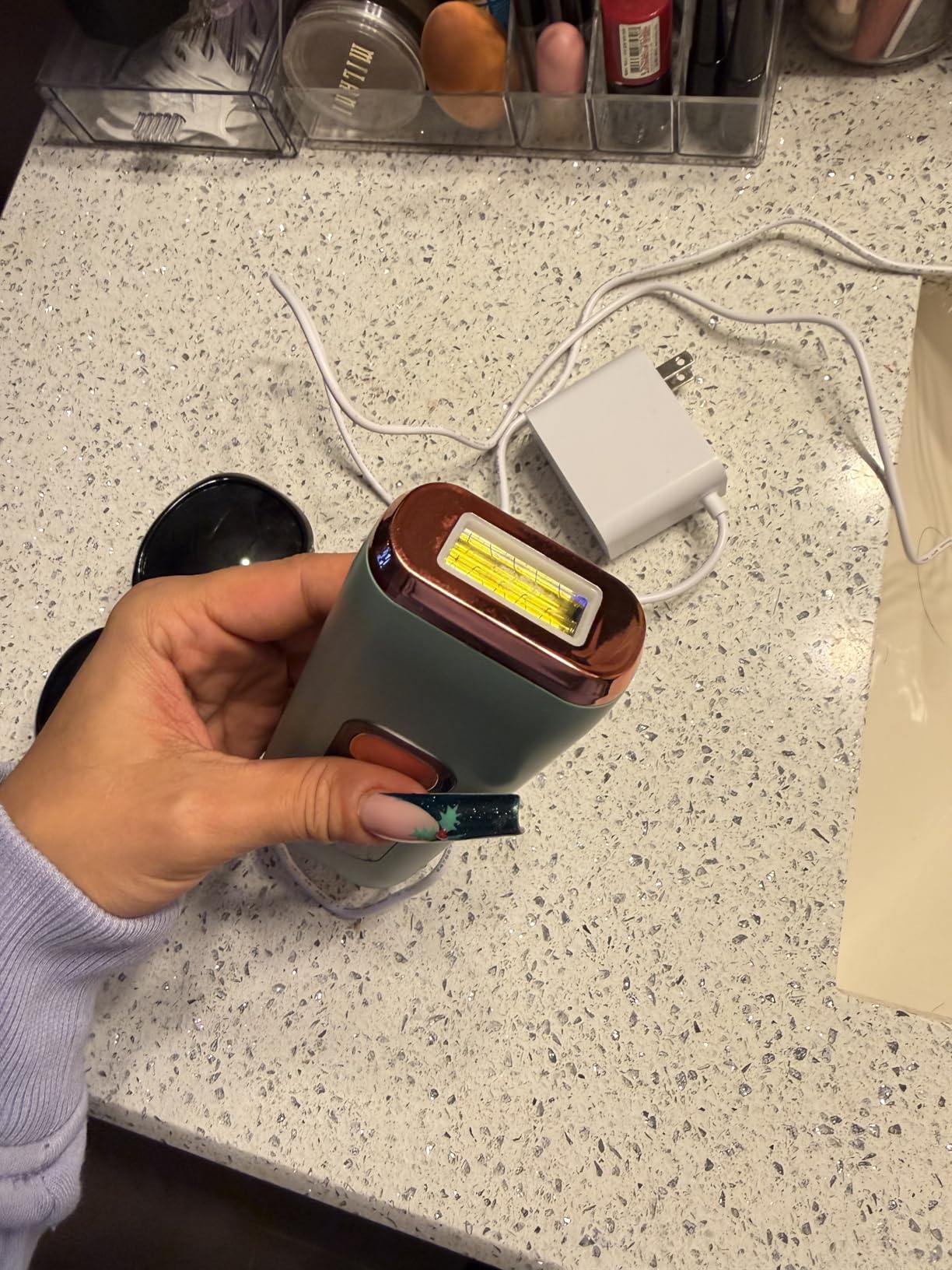 IPL Hair Removal Device for Women and Men at Home | AI06 Laser Hair Removal, Long-Lasting Result, 999,999 Flashes, Nearly Painless, for Face Legs Arms Bikini Line Whole Body customer photo 2