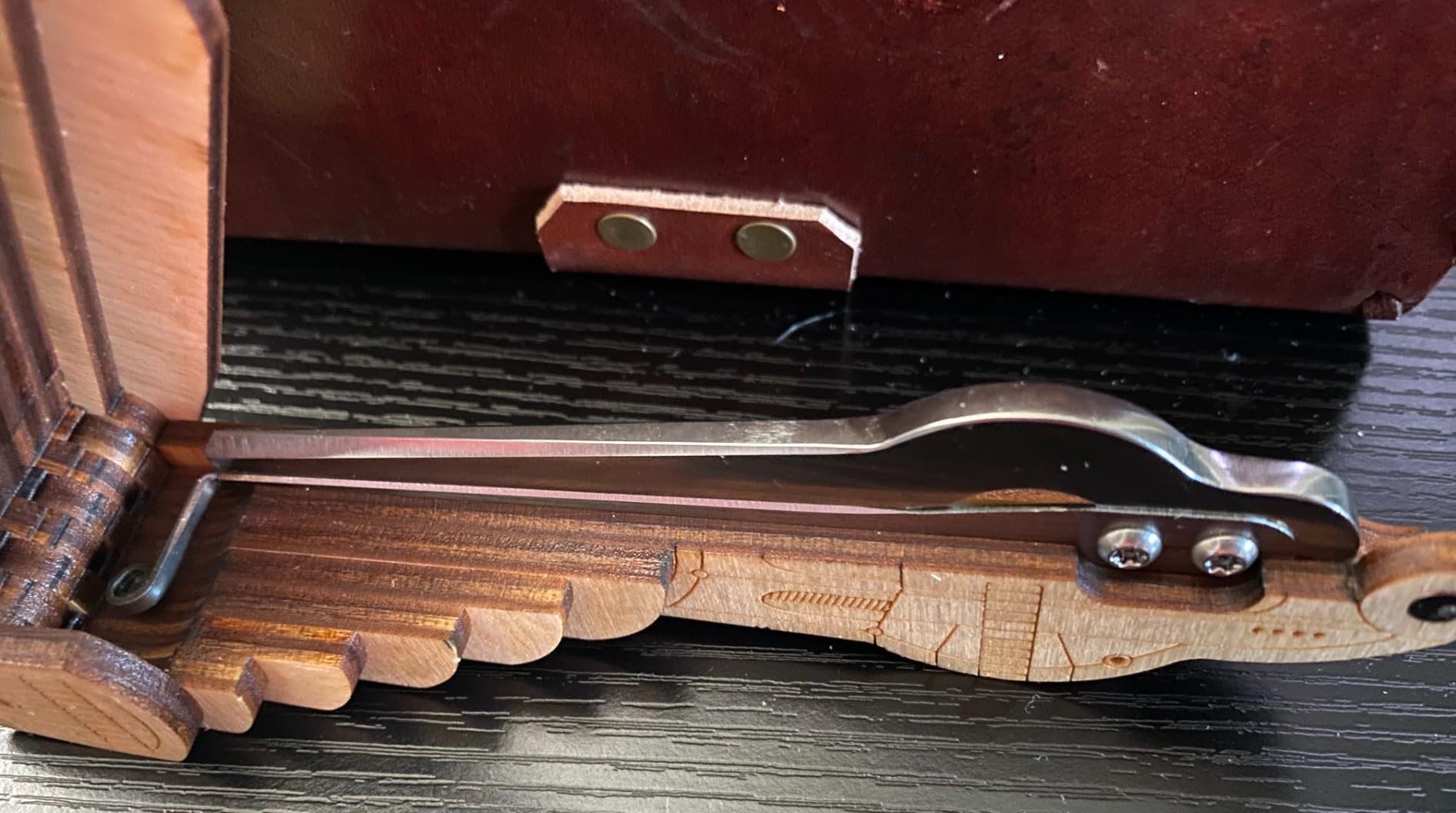 Jew's Harp by D.Glazyrin/Magnum (in wooden case) - Professional mouth musical instrument (jaw harp) Beautiful sound Excellent quality Original Russian maultrommel customer photo 1