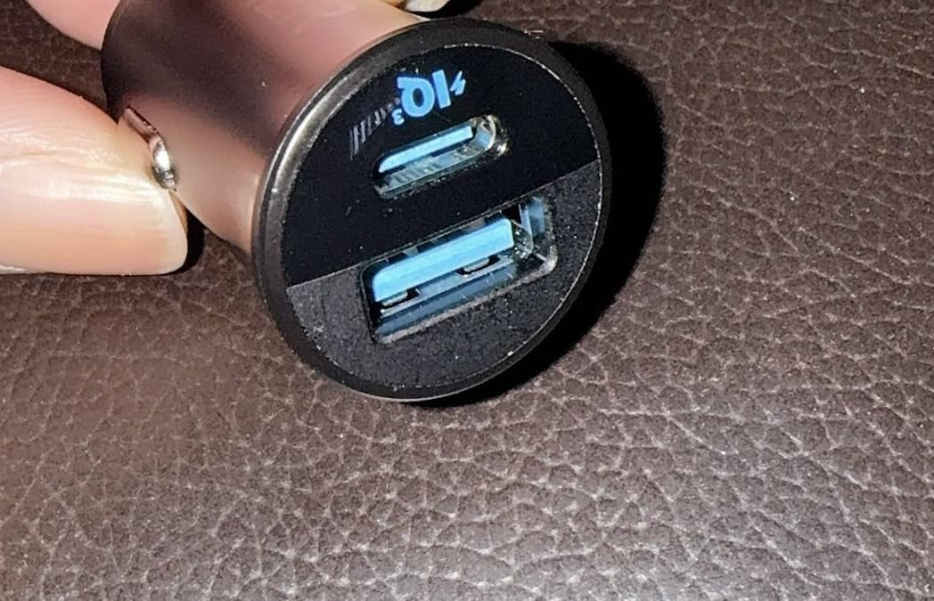 Anker 30W 2-Port PowerIQ 3.0 USB C iPhone Car Charger, Type-C Car Adapter | Cigarette Lighter Adapter for iPhone 17 / 16 / 15 Series, Samsung Galaxy S25 / S24 / S23 Series, iPad Pro, AirPods customer photo 1