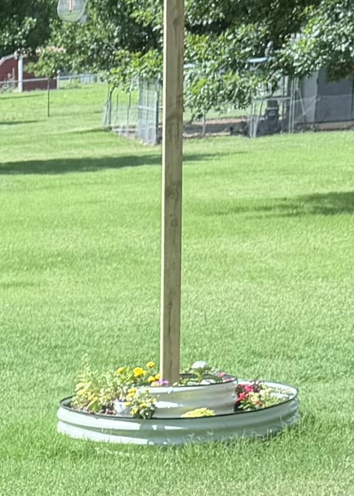 Pattiumo Galvanized Raised Garden Bed 8x2x1.5 FT, Oval Metal Raised Garden Bed Outdoor Planter Box with Open Bottom, Rust-Resistant Steel Garden Bed for Vegetables Herbs Flowers, Easy Assembly customer photo 2