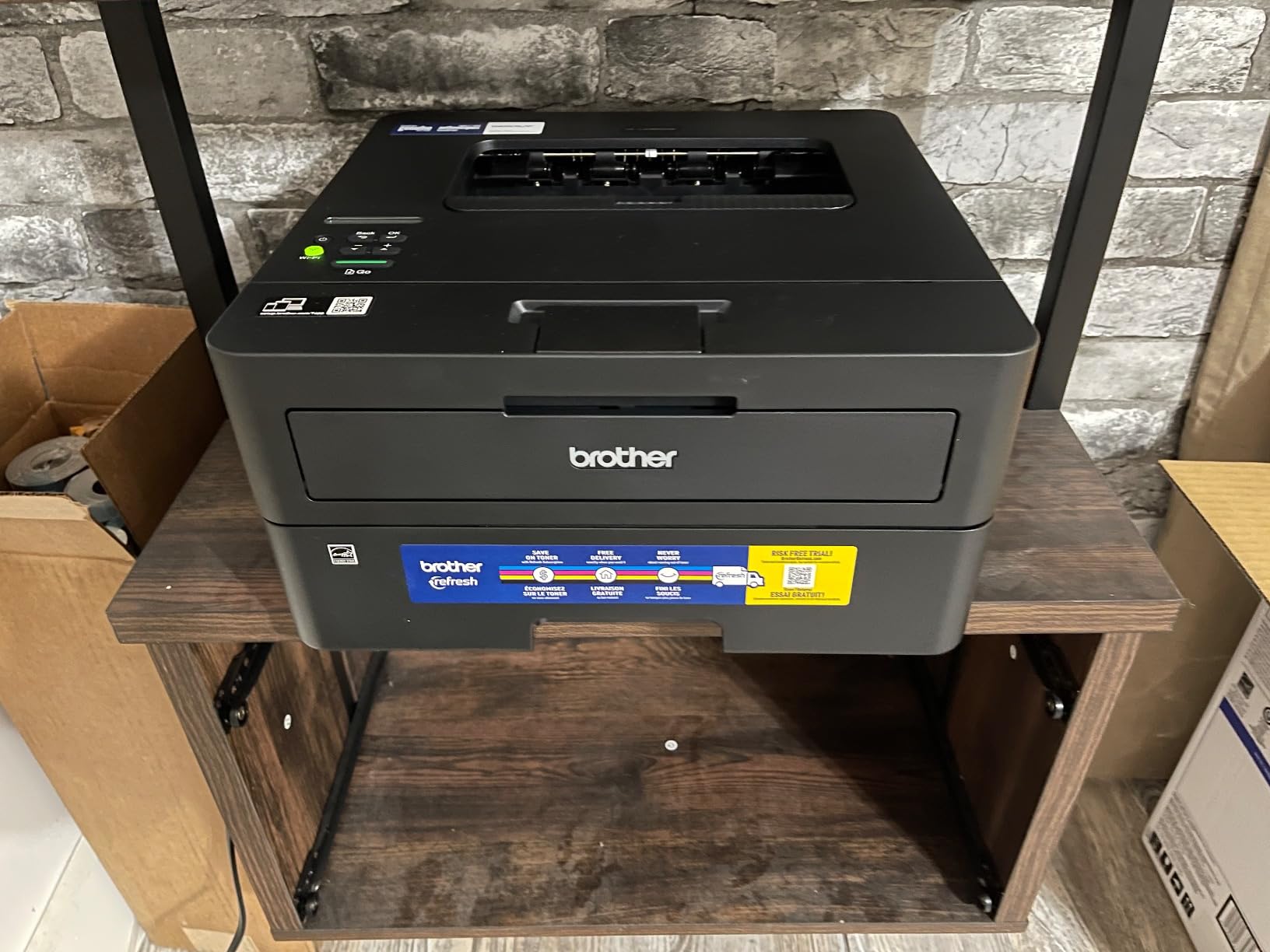 Brother HL-L2460DW Wireless Compact Monochrome Laser Printer with Duplex, Mobile Printing customer photo 1
