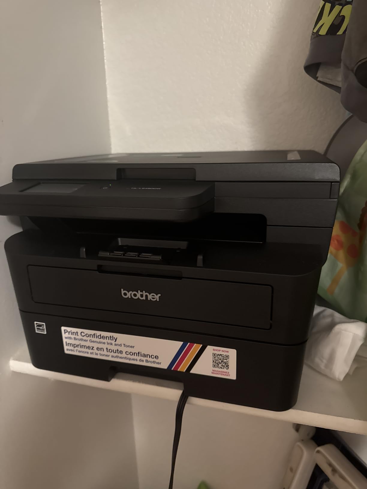 Brother HL-L2480DW Wireless Compact Monochrome Multi-Function Laser Printer with Copy and Scan, Duplex customer photo 1