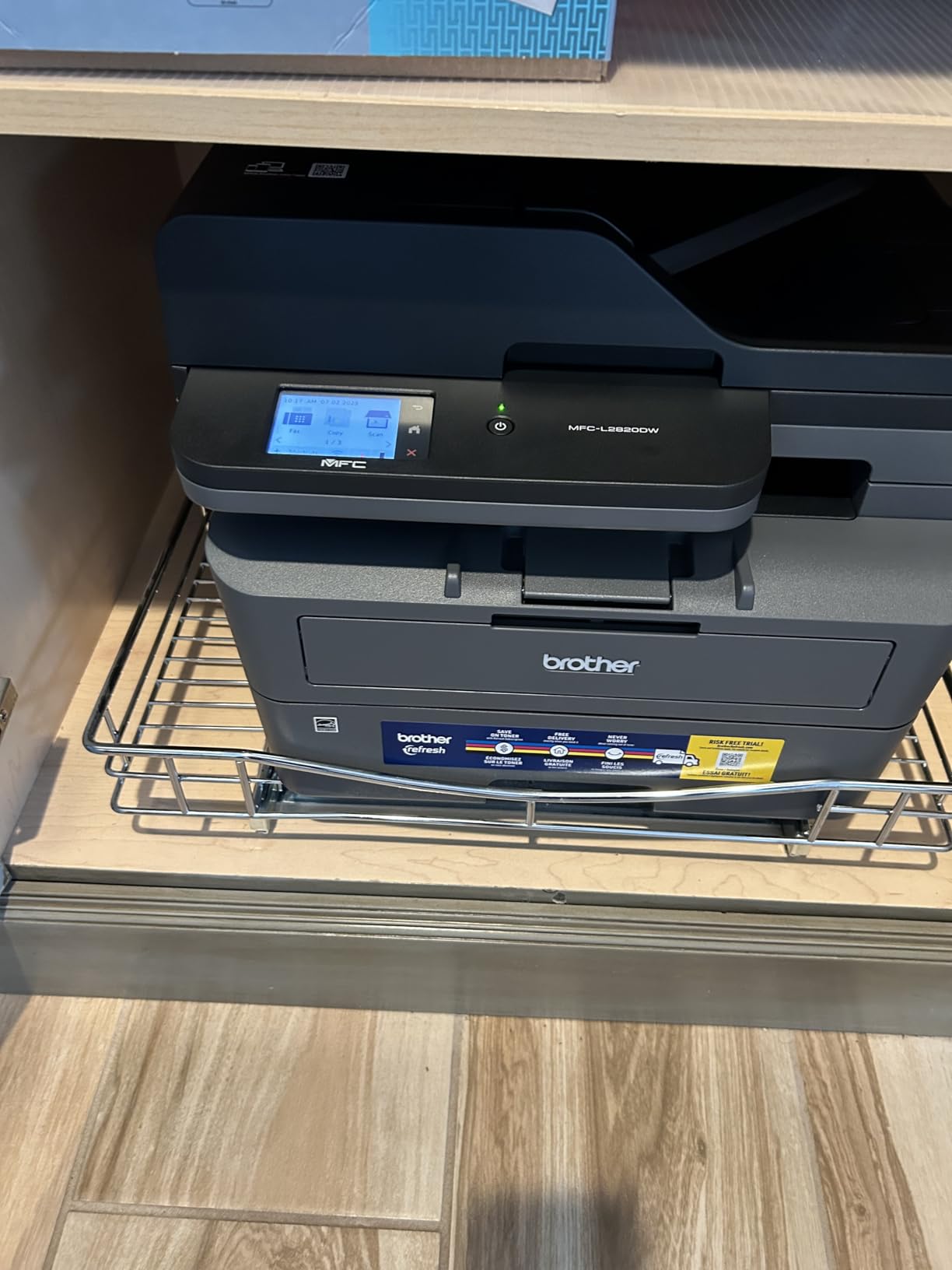 Brother MFC-L2820DW Wireless Compact Monochrome All-in-One Laser Printer with Copy, Scan and Fax, Duplex, Black & White customer photo 1