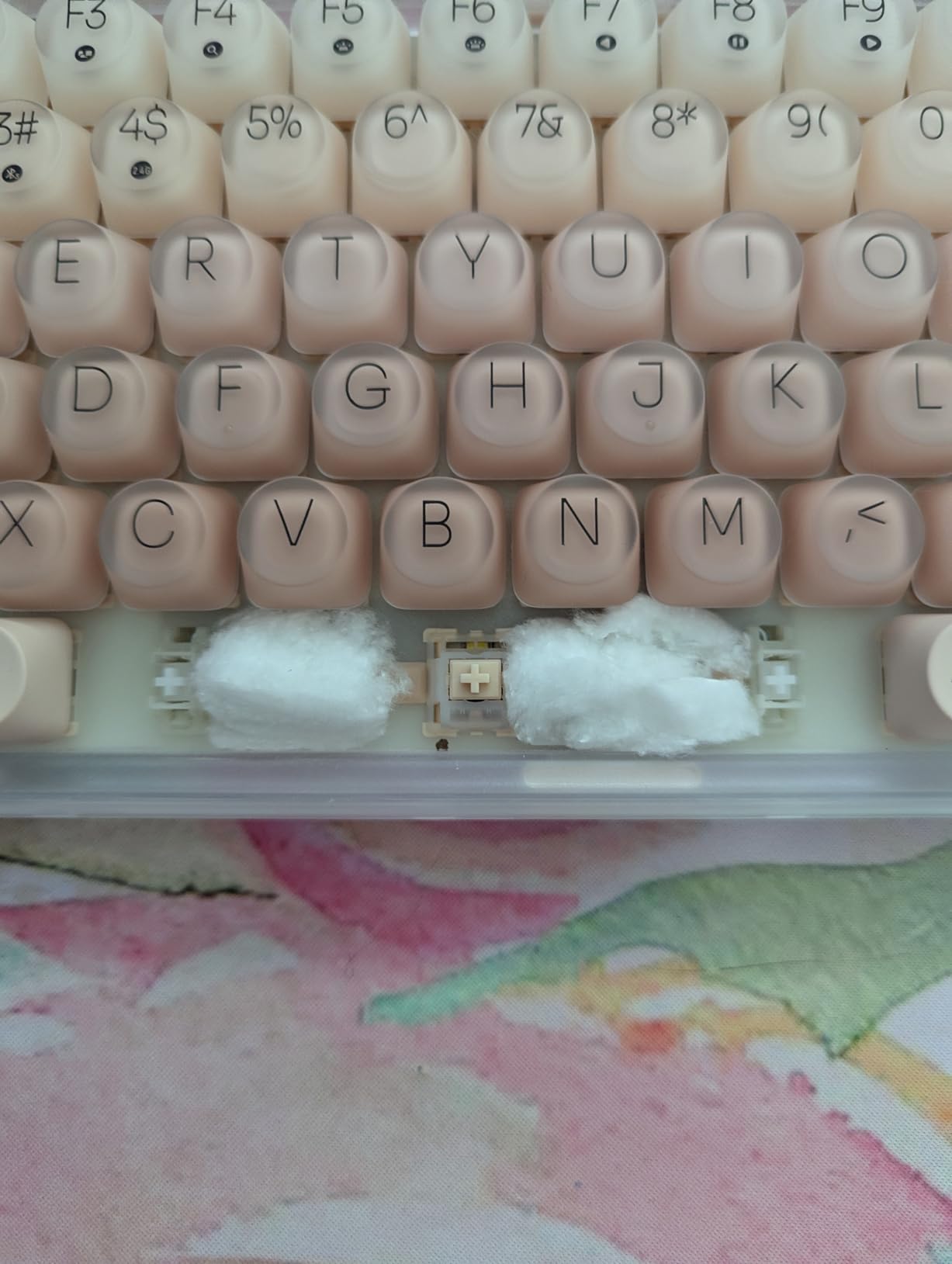 LOFREE DOT Foundation Mechanical Keyboard, 75% Rechargeable Hot-swappable Keyboards with 3 Types Connection for Windows, Mac OS/Pink GATERON Baby Racoon Switches customer photo 1