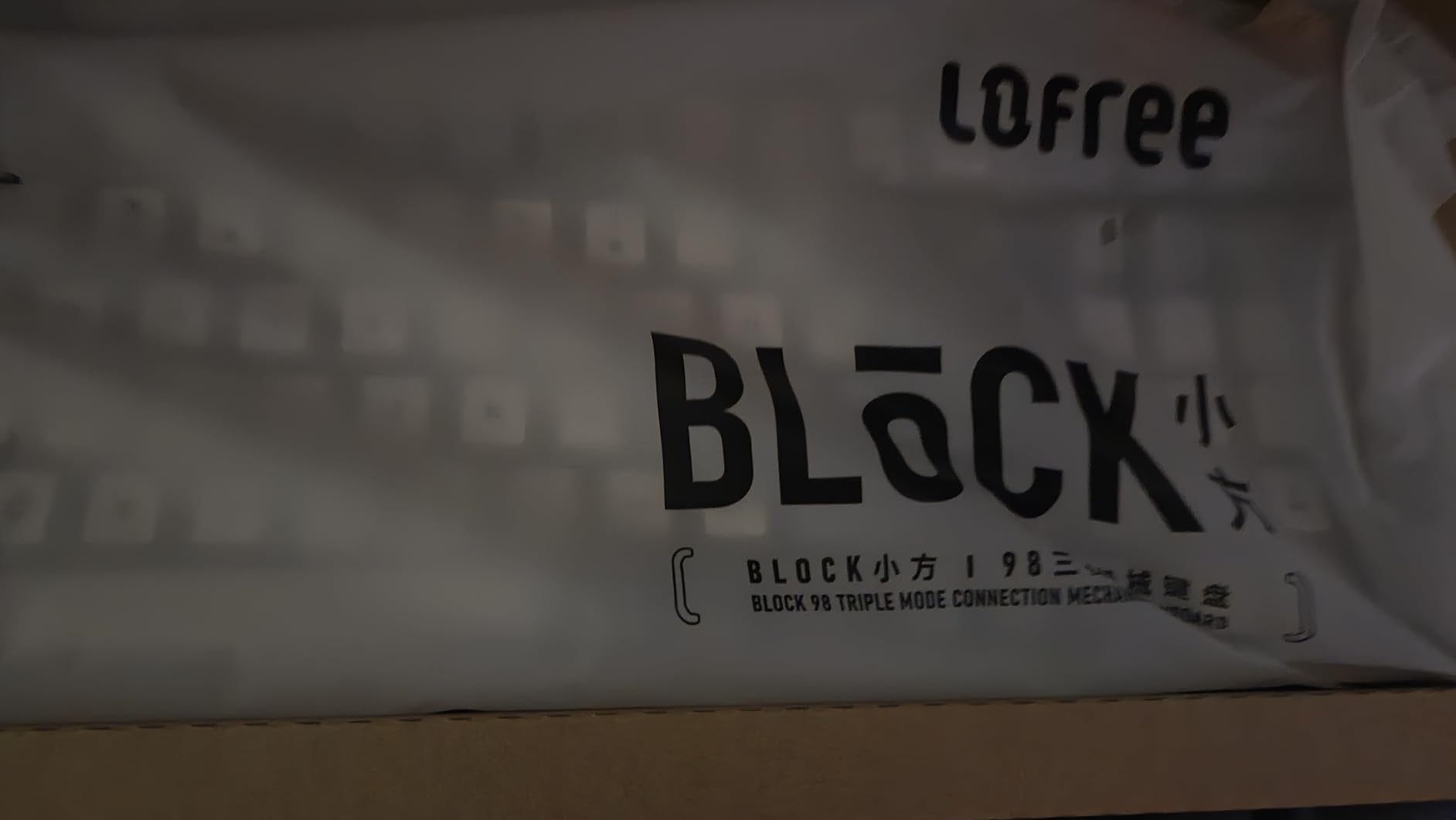 LOFREE Block Wireless Mechanical Keyboard, 98 Keys Rechargeable Hot-swappable Keyboards with 3 Types Connection for Windows, Mac OS/Rero knobs for Volume Control, Mode Shift, eyeable Panels 2025 customer photo 2
