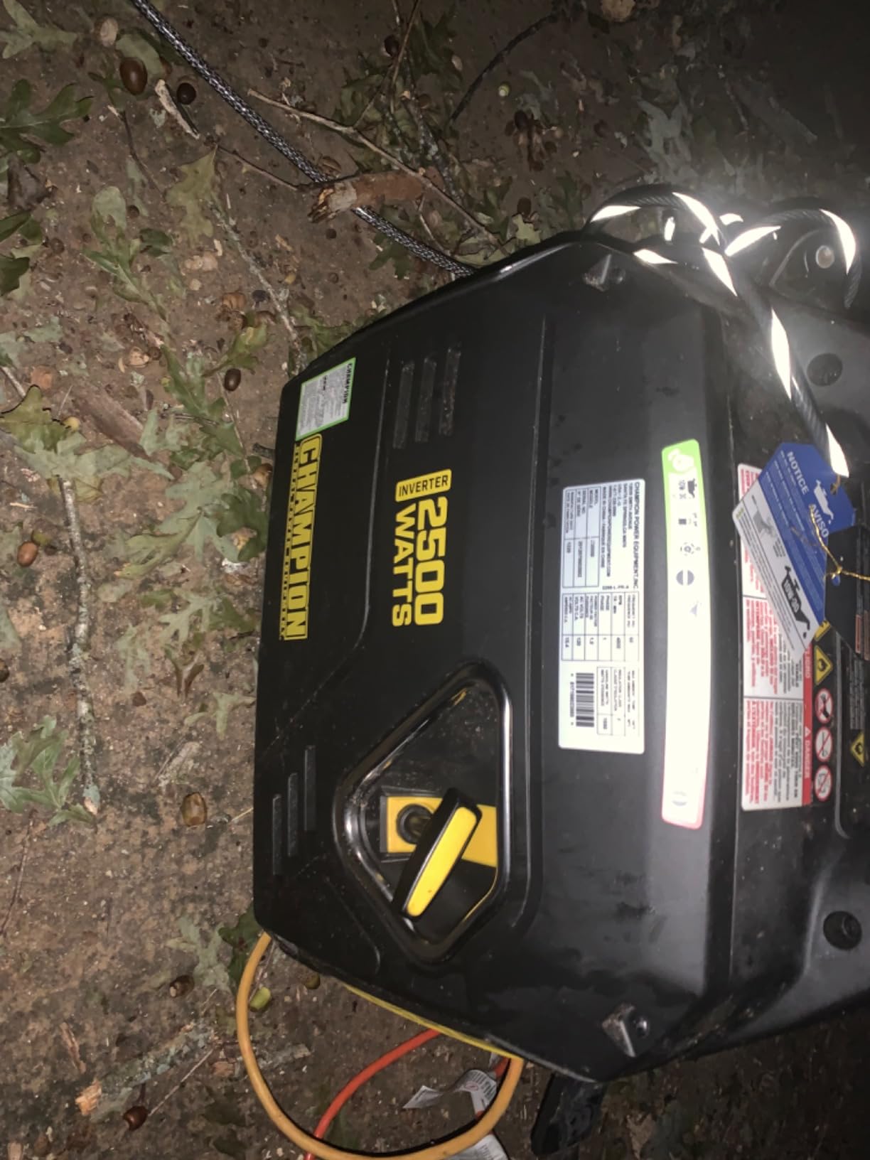 Champion Power Equipment 2500-Watt Ultralight Portable Inverter Generator with Quiet Technology and Free 3-Year Warranty customer photo 1