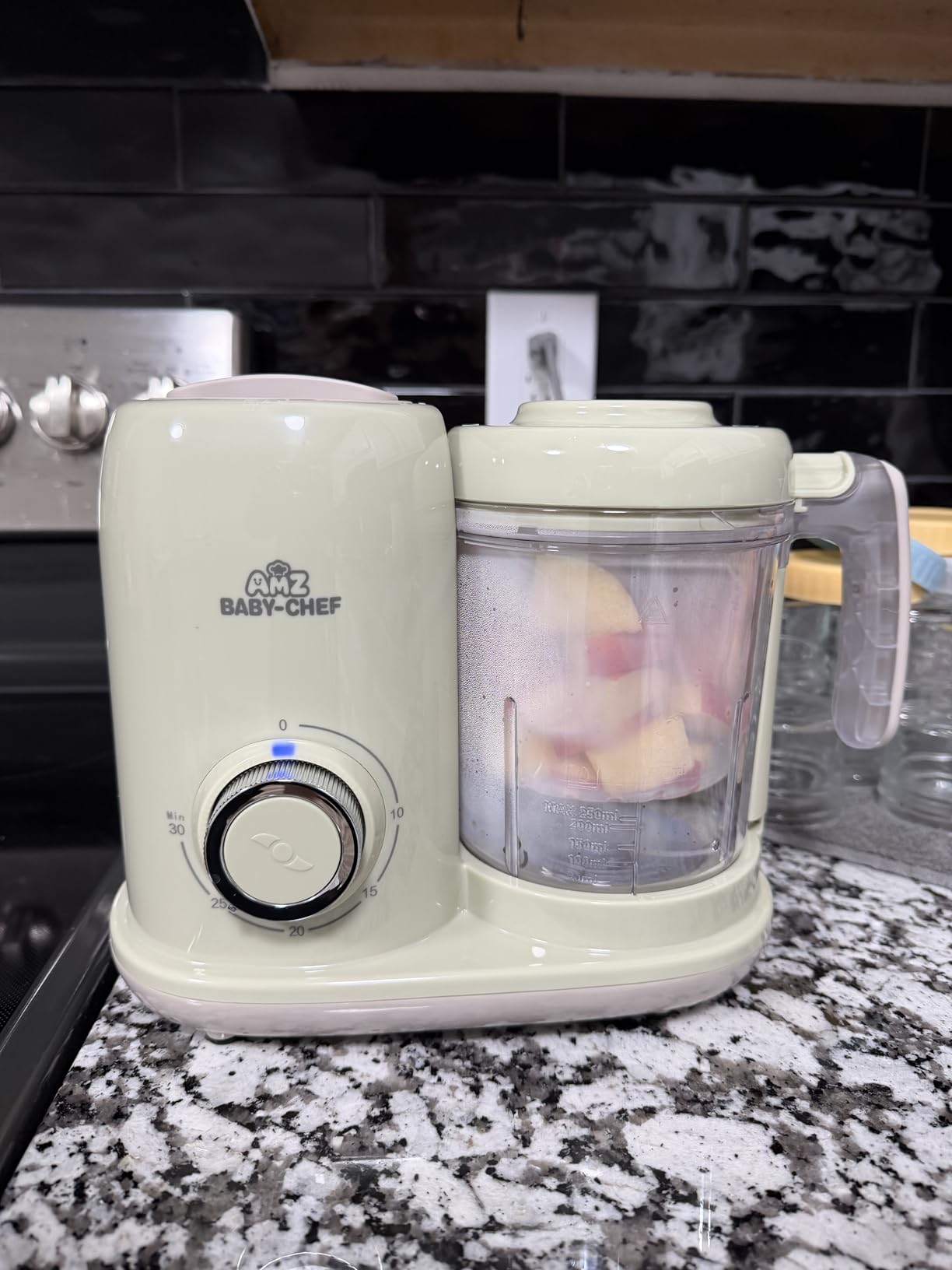 AMZBABYCHEF Baby Food Maker - 4 in 1 Baby Food Processor and Steamer, Puree Blender customer photo 1