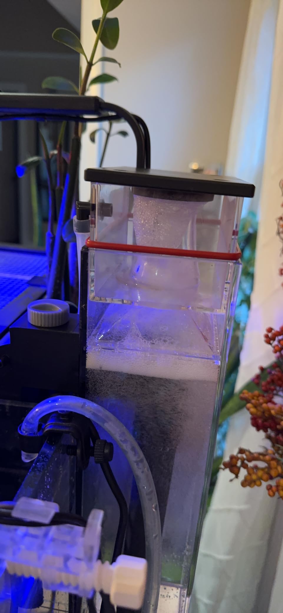 Coralife Hang on DC-Controlled Mini Protein Skimmer Saltwater Aquariums with variable speed pump, inline remote control customer photo 1