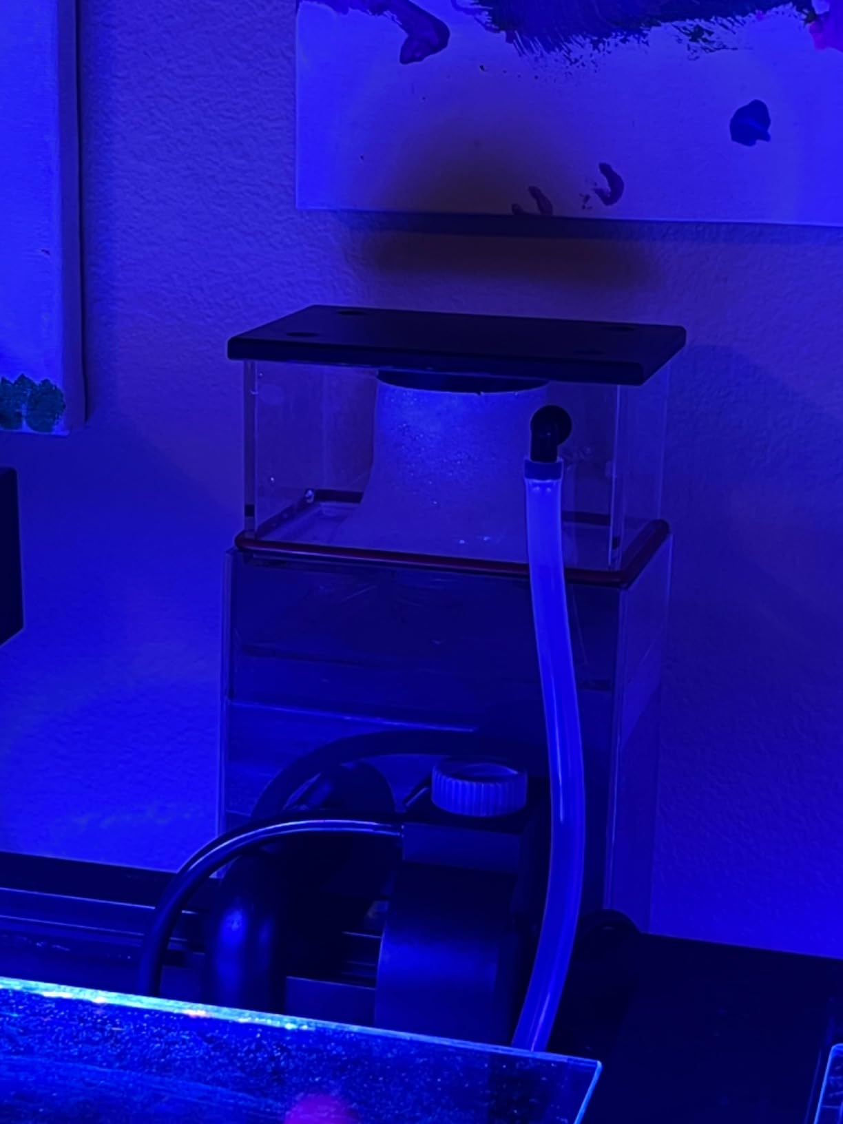 Coralife Hang on DC-Controlled Mini Protein Skimmer Saltwater Aquariums with variable speed pump, inline remote control customer photo 2