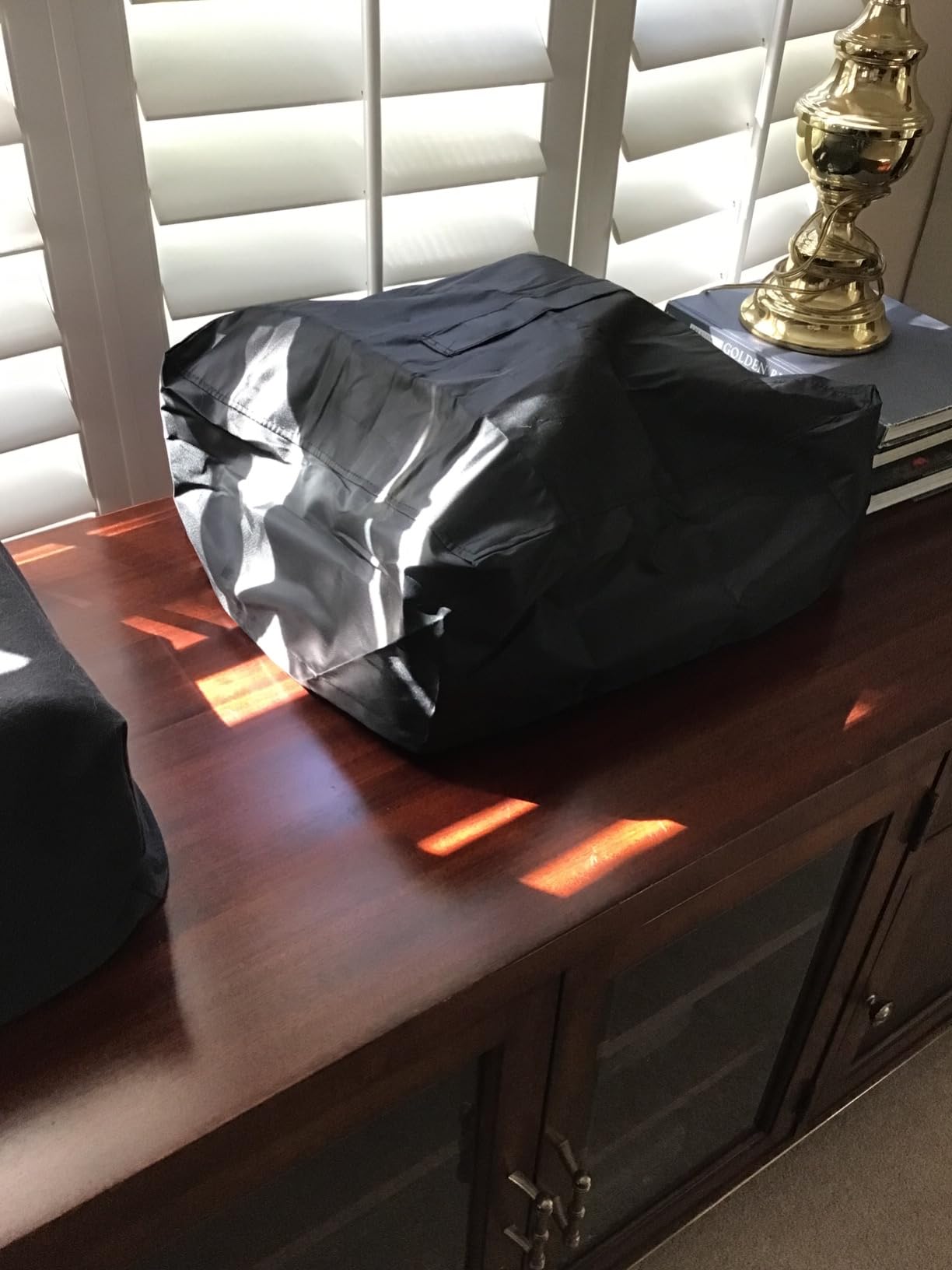 Turntable Dust Cover, Record Player Turntable Cover, Suitable for Most Models of Record Player Turntables SL-Q300/SL-B250/SL-B260/SL-BD20/SL-BD27/SL-BD35/SLD-20/SL-PC11 (Black) customer photo 2
