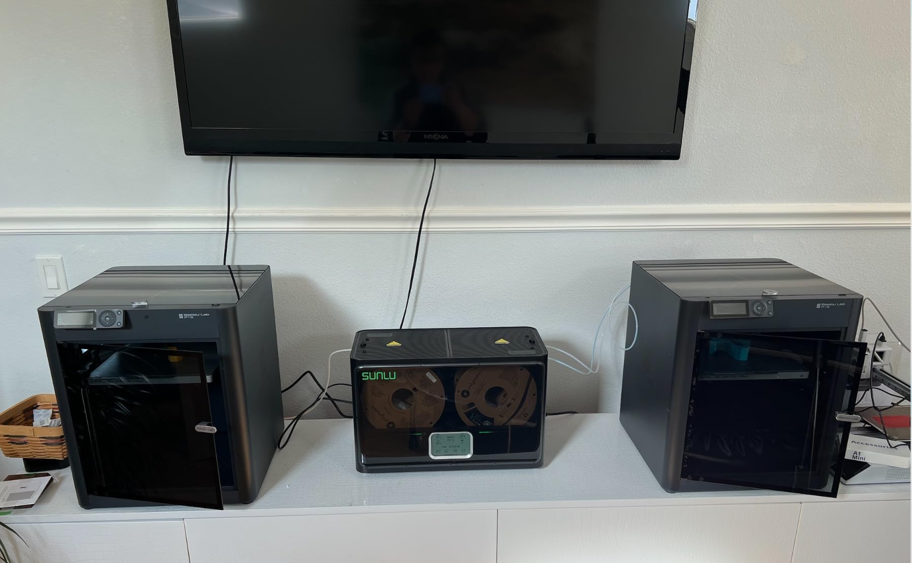 SUNLU Official 3D Printer Filament Dryer S4, 4 Spools Capacity, 3 Circulation Fans, 350W PTC Heater, 70°C Max Temperature, Power Saving Storage Mode, Nylon TPU PLA PETG ABS Filament Dryer Box, Black customer photo 2