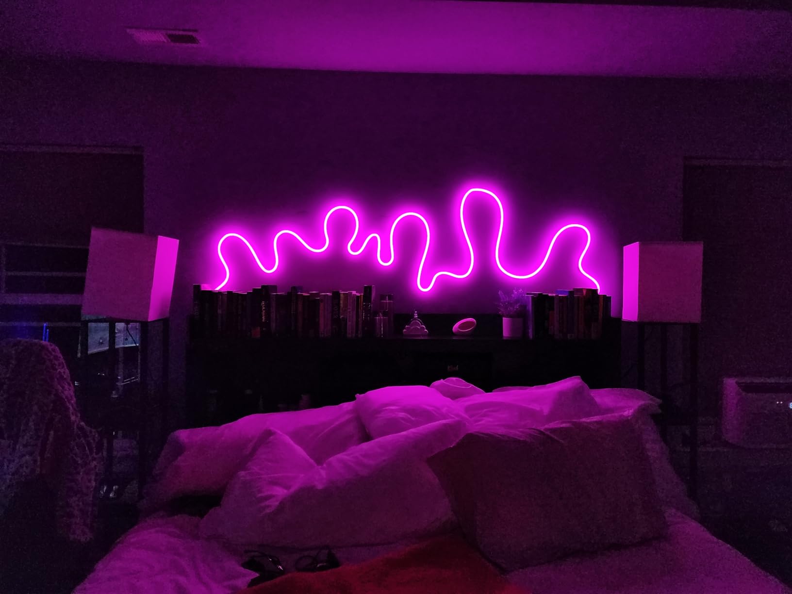 Govee RGBIC Neon Lights 16.4ft Works with Matter, Alexa, Google Assistant | LED Smart Neon Rope Light 2, Custom DIY Neon Strip Lights for Bedroom and Wall Decor, Softer Material, White customer photo 2