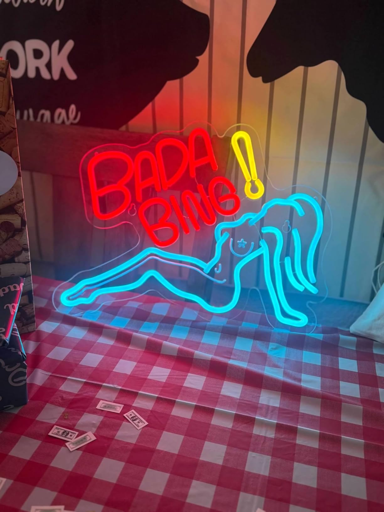 Billiards Neon Sign for Wall Decor Pool Room Game Room LED Light | USB Powered Neon Sign with Dimmer for Man Cave Bar Pub, 17 X 13 Inch customer photo 1