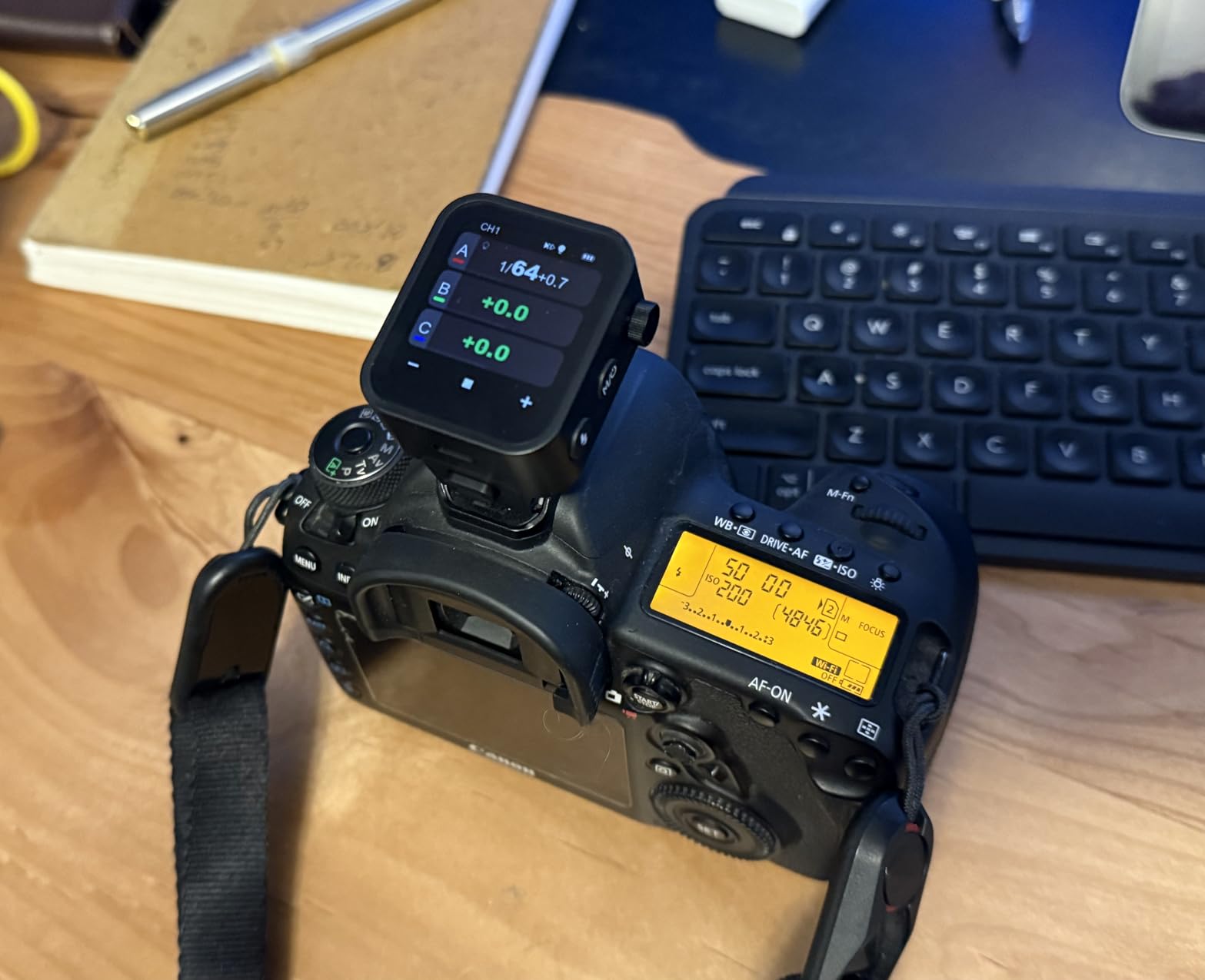 Godox X3-C TTL Wireless Flash Trigger for Canon, 2.4G Flash Transmitter, Touchscreen, TTL Auto/Manual/Multi Flash, Built-in Lithium Battery, USB-C Charge, OLED Screen customer photo 2