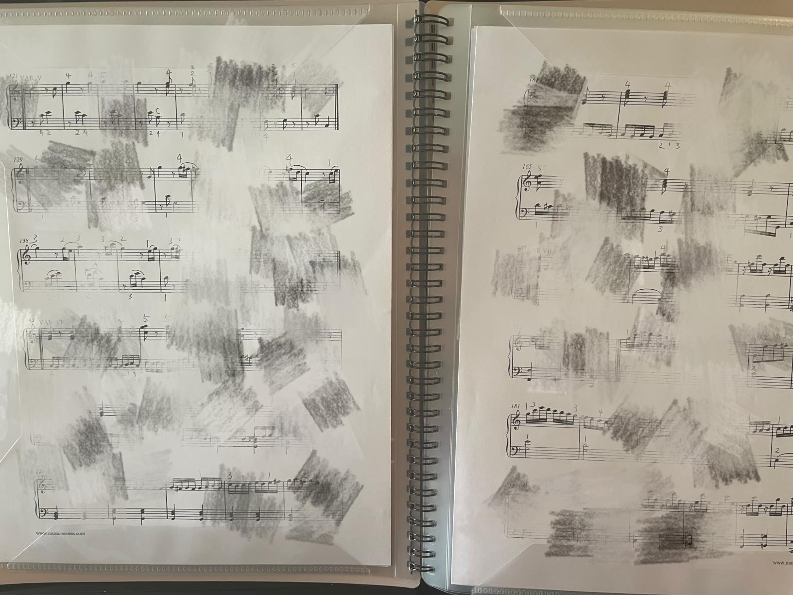 MUDOR Sheet Music Folder for Letter Size 8.5X 11 Inches, 60 Pages | Piano Sheet Music Holder Allow Annotations, Eliminate Glare, Spiral Sheet Music Storage Binder customer photo 1
