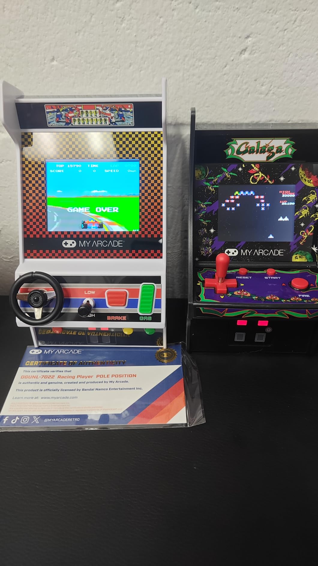 My Arcade Pole Position Racing Player: Handheld Game for Kids and Adults, 2 Games, Real Racing Controls, Portable Gaming, 3.5 inch Screen customer photo 1