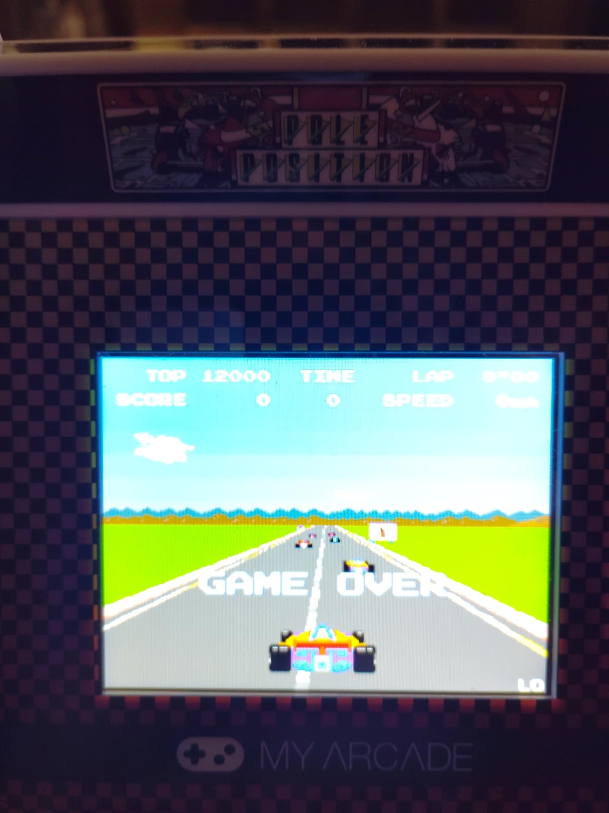 My Arcade Pole Position Racing Player: Handheld Game for Kids and Adults, 2 Games, Real Racing Controls, Portable Gaming, 3.5 inch Screen customer photo 2