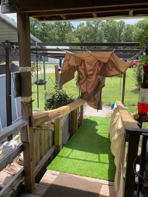 Outsunny 10' x 10' Aluminum Patio Pergola with Retractable Pergola Canopy, Backyard Shade Shelter for Porch, Outdoor Party, Garden, Grill Gazebo, Dark Gray customer photo 2