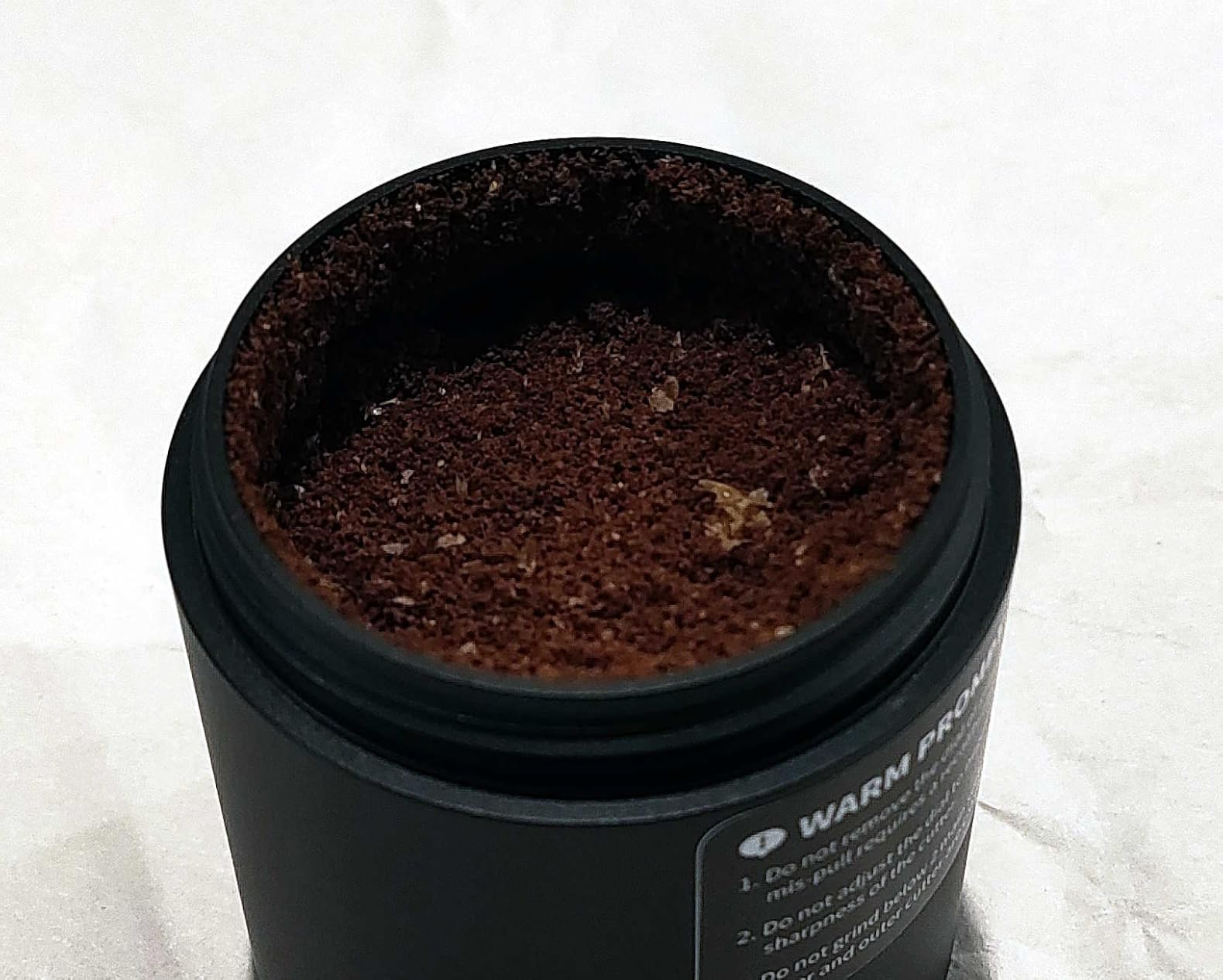 MAVO Manual Coffee Grinder, Phantox Pro Burr Coffee Grinder, Professional 45mm Stainless Steel Grinding Core, Capacity 30g, 120 Clicks Adjustment, Hand Coffee Grinder for Espresso, Pour Over, Black customer photo 2