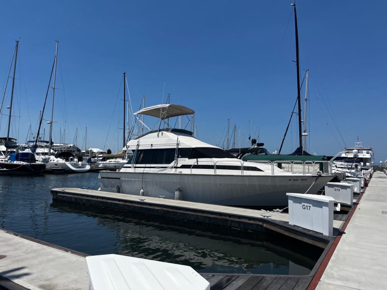 KEMIMOTO Bimini Top for Boat, Bimini Tops Cover 600D Marine Grade Canvas Boat Canopy with 6ft Length 54 in - 96 in Width 46 in Height, Includes Mounting Hardware, Straps Rear Support Poles customer photo 2
