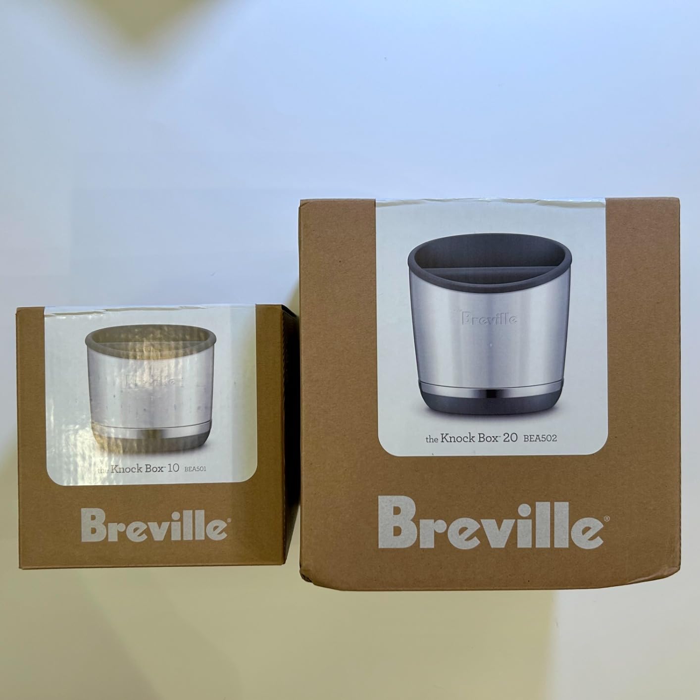 Breville BEA501BSS Knock Box 10 Espresso Accessory, Brushed Stainless Steel, 10 puck capacity customer photo 2