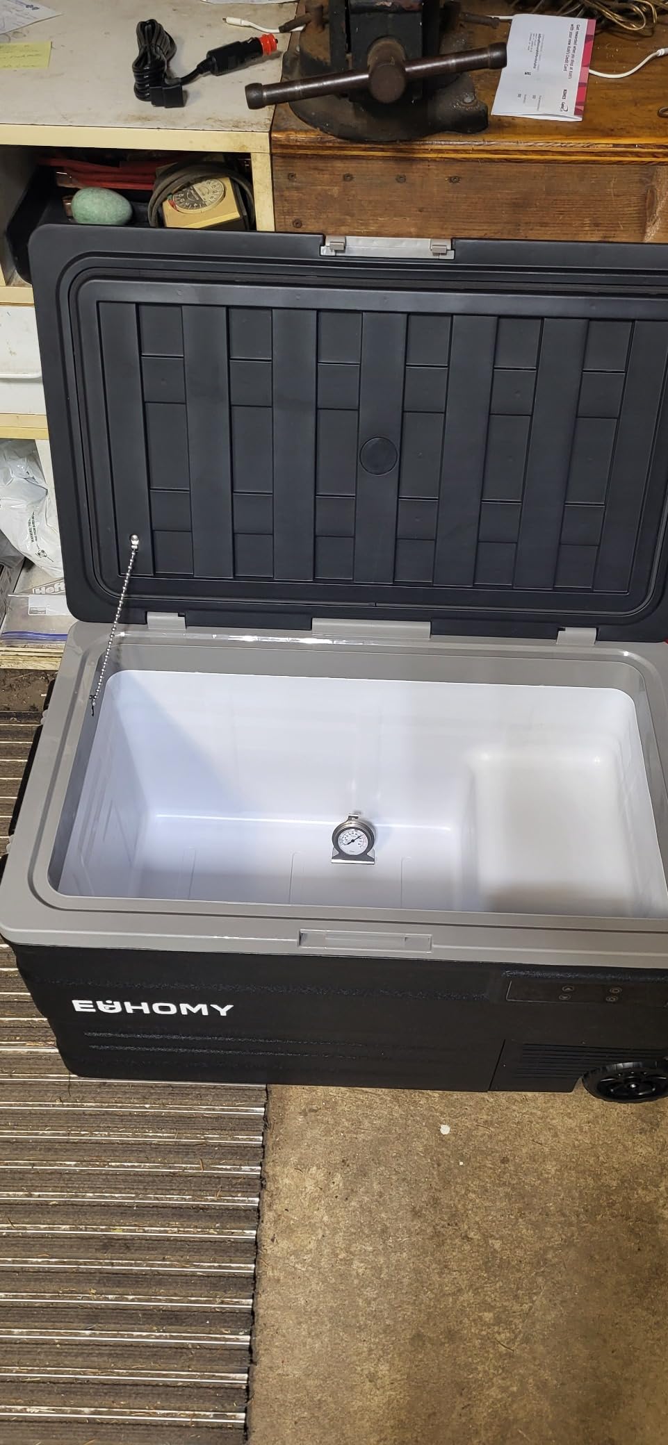 EUHOMY 12 Volt Refrigerator, 80QT(75L) 12V Fridge, Electric Cooler APP Control, Car Fridge 12/24V DC 100-240V AC, Car Refrigerator 0F~68F, 12 Volt Cooler for Camping, Trip, Truck, Boating, Outdoor customer photo 1