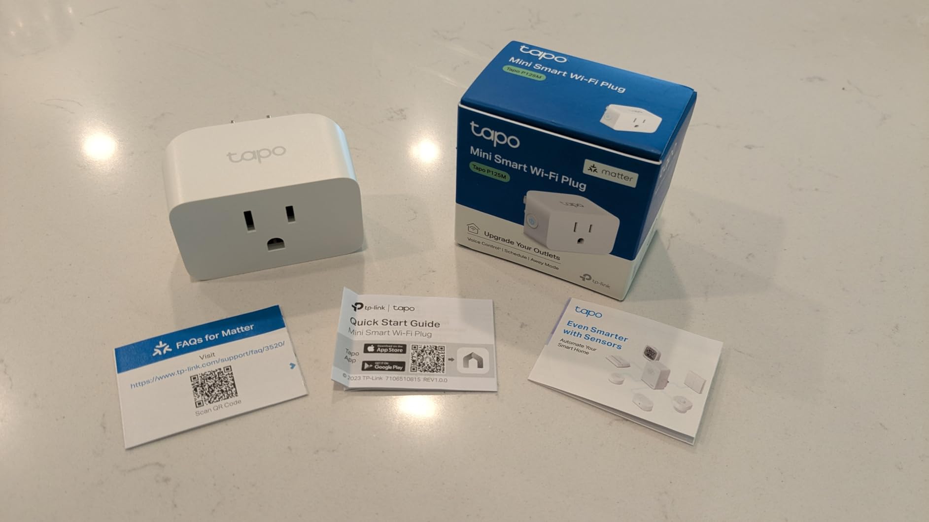TP-Link Tapo Matter Outdoor Smart Plug, 2 Individual Outlets, IP65 Weather Resistance, Works with Apple Home, Alexa, Google Home, Long Wi-Fi Range, 2.4G Wi-Fi Only, ETL Certified (Tapo P400M) customer photo 2