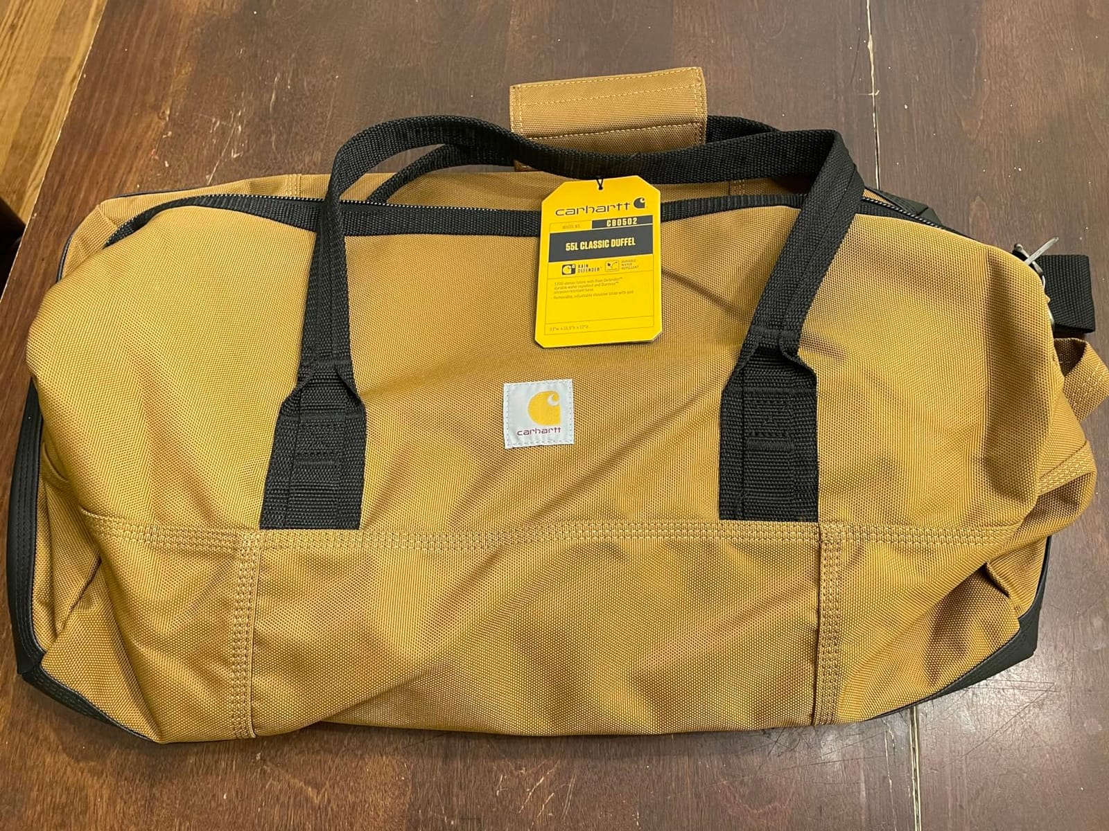 Carhartt Utility 55L Duffel Black | Classic Duffels, Heavy-Duty Bag for Jobsite, Gym, & Travel customer photo 1