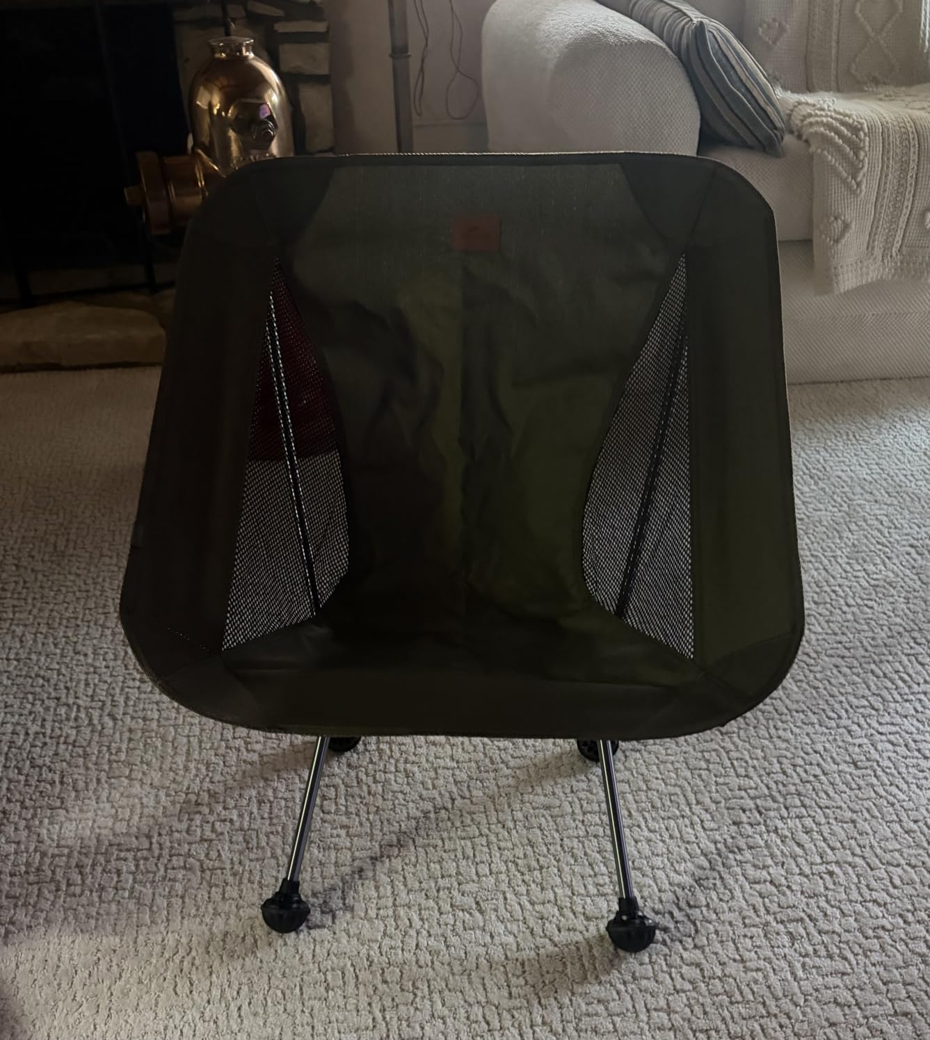 Naturehike YL08 Ultralight Camping Chair - Only 2.12 LBS, Anti-Sinking Feet | Portable Lightweight Backpacking Chair, Breathable Side Mesh, Quick-Setup Shock-Cord Foldable Frame customer photo 1
