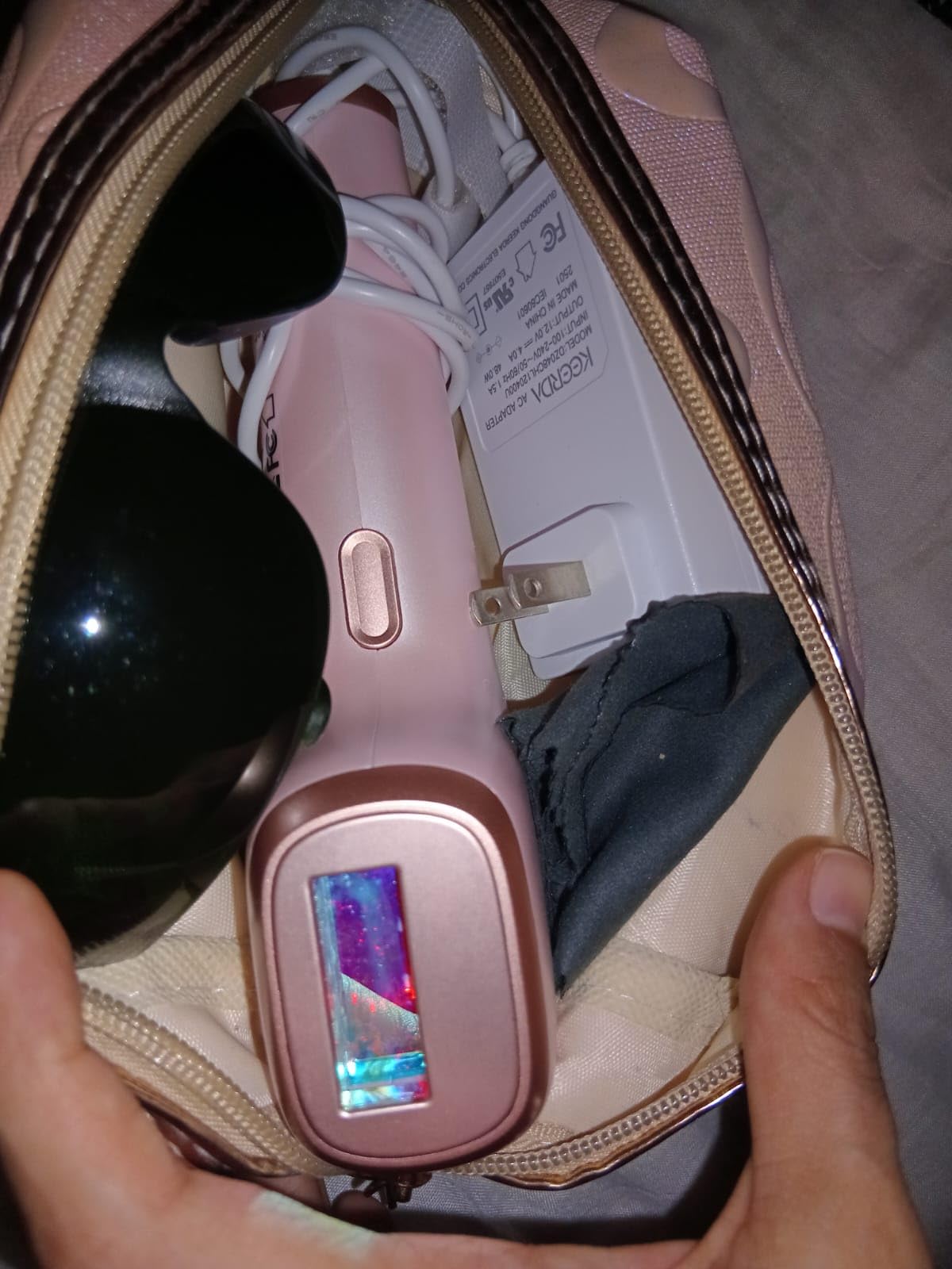 INNZA IPL Hair Removal with Ice Cooling Care Function for Women | Long-Lasting Results, 999,999 Flashes Painless Hair Removal, for Armpits Legs Arms Bikini Line, Corded, White customer photo 1