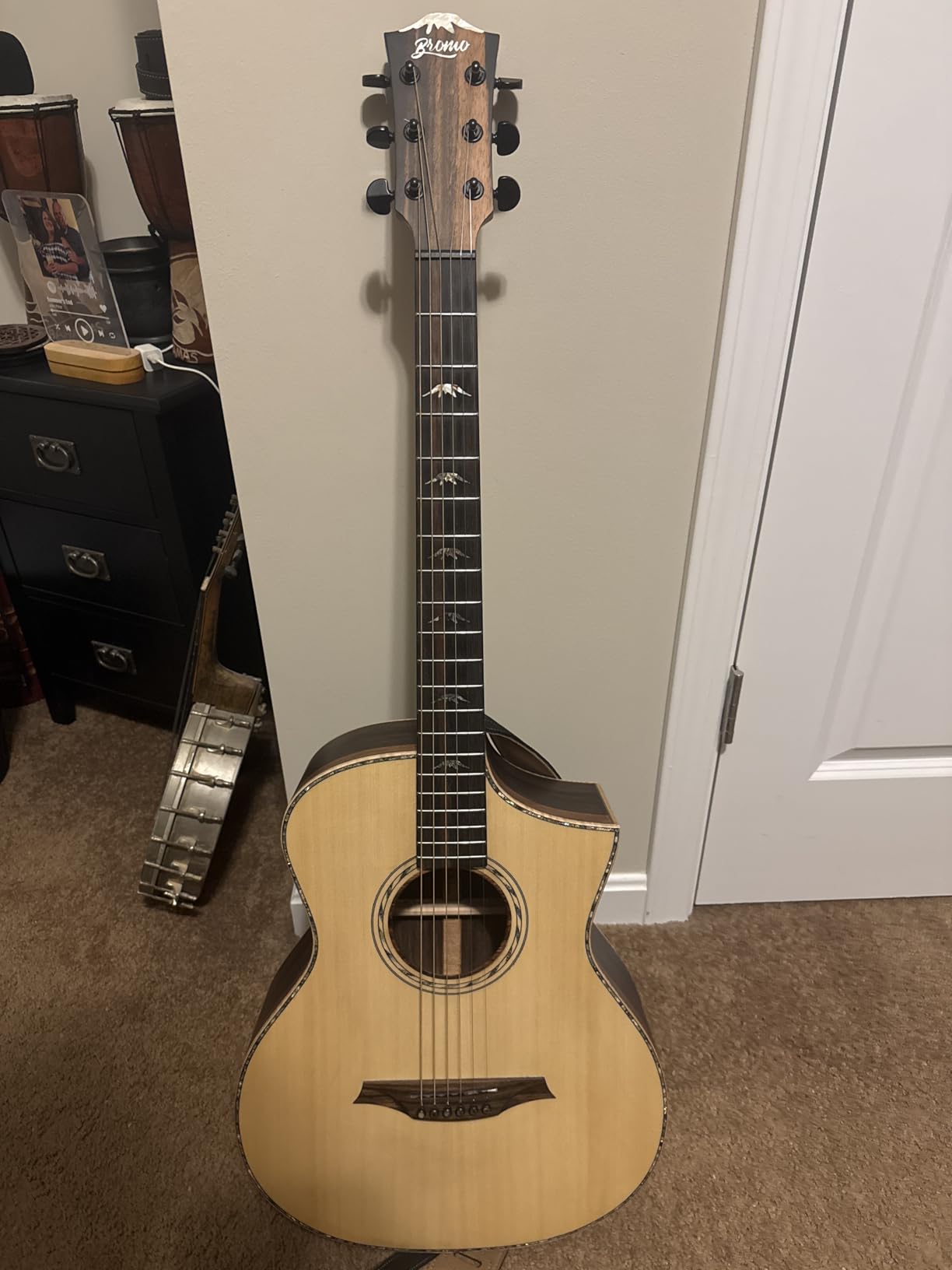 Bromo BAR 6E Solid Top Parlor Size Acoustic Guitar customer photo 1
