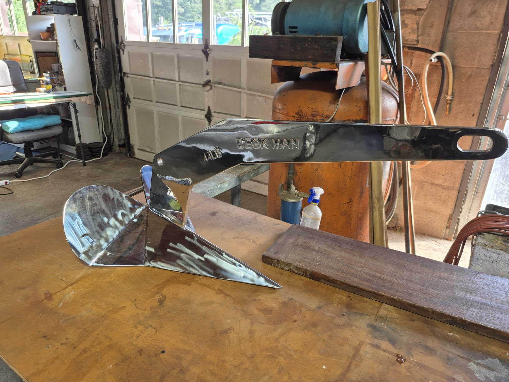 Boat Anchor 316 Stainless Steel (Marine Grade) Delta-Style Anchor Heavy Duty Triangular Anchor Wing Style Triangle Anchor customer photo 2