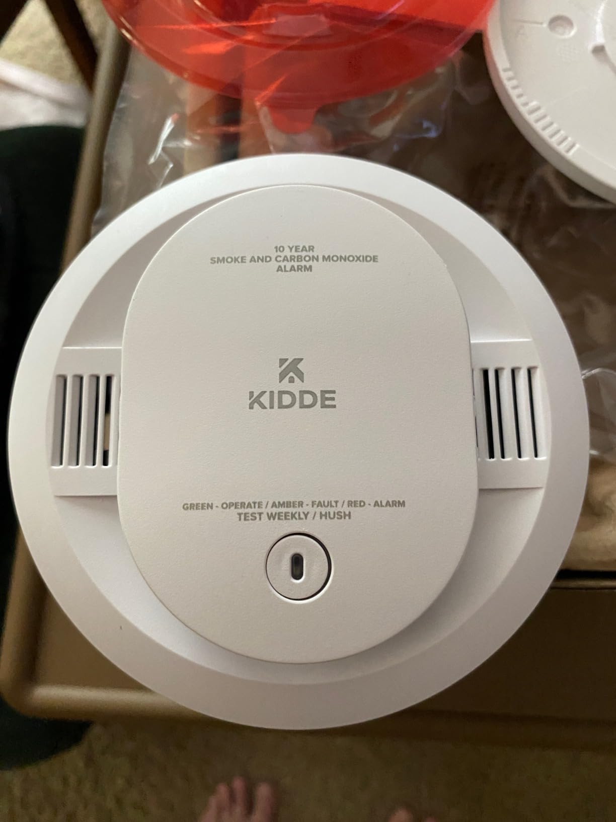 Kidde Smoke & Carbon Monoxide Detector, 10-Year Battery, 30CUD10, 1 Pack | No Battery Replacements or Low Battery Chirps, 2-in-1 Detection, LED Status Lights, Ideal for Homes & Apartments customer photo 2
